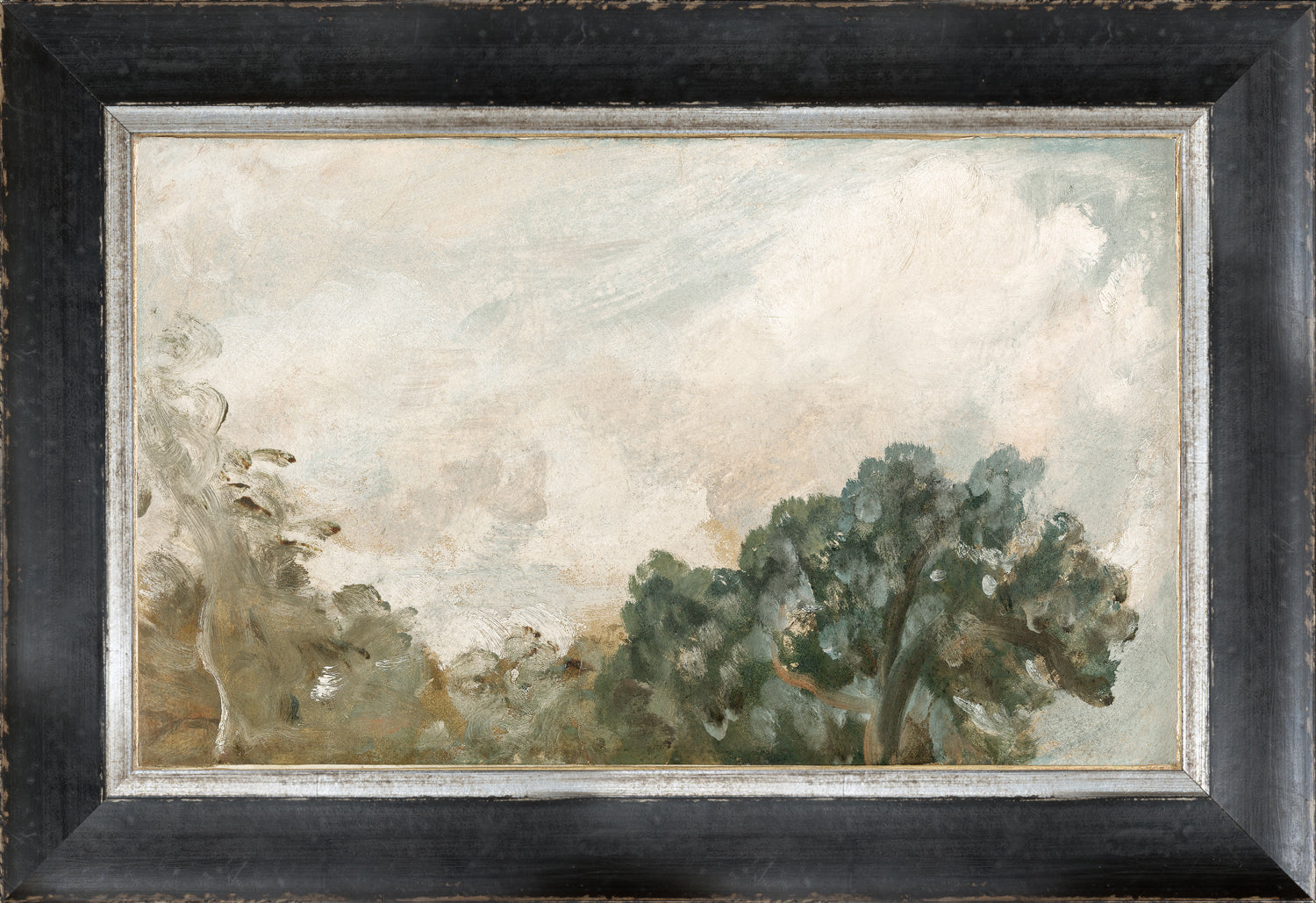Petite Scapes - Cloud Study with Trees C. 1821