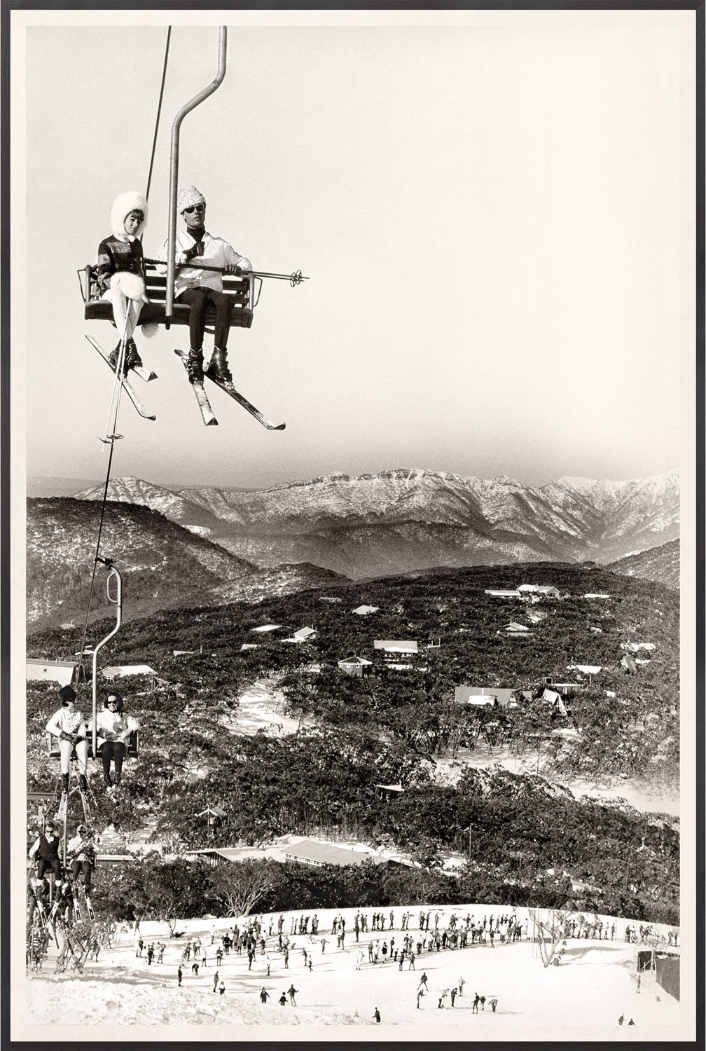 "Ski Vacation I, c.1960 - Large"