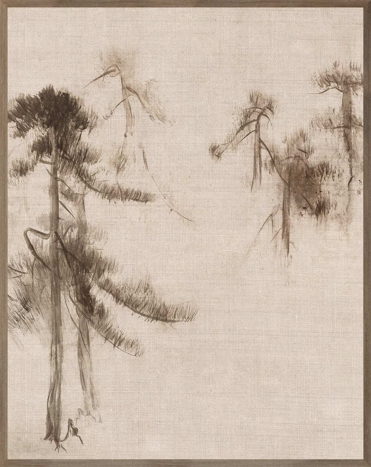Ink Wash Pines IV - Large