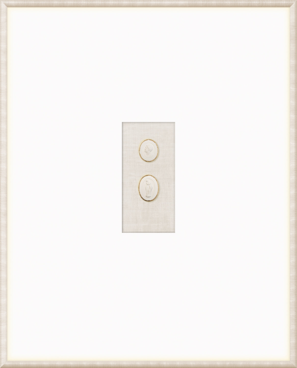 Grand Tour Intaglio VIII, C. 1840 - Porcelain Cream