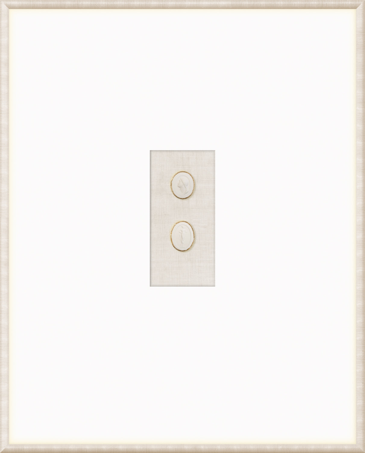 Grand Tour Intaglio X, C. 1840 - Porcelain Cream