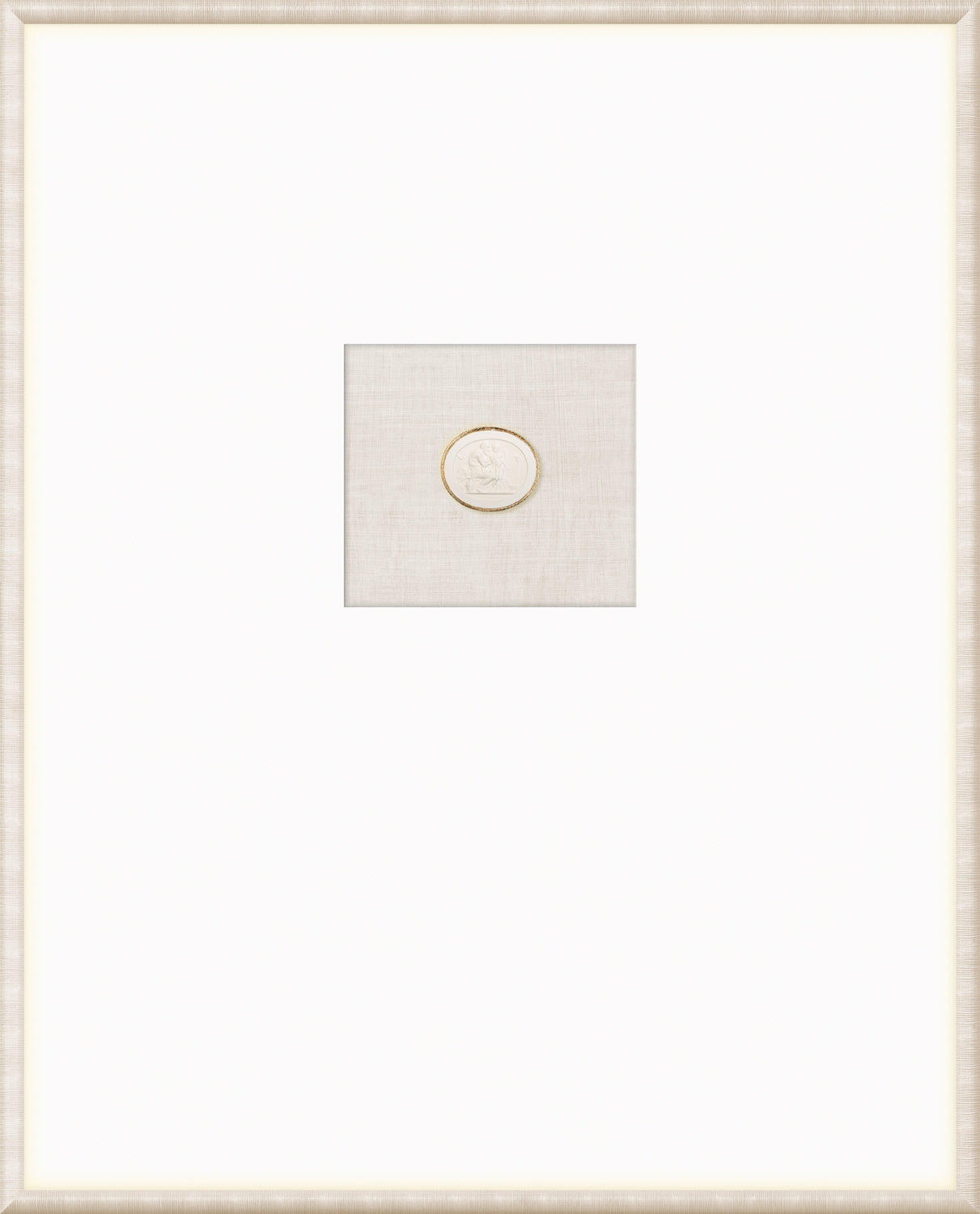 Grand Tour Intaglio XI, C. 1840 - Porcelain Cream