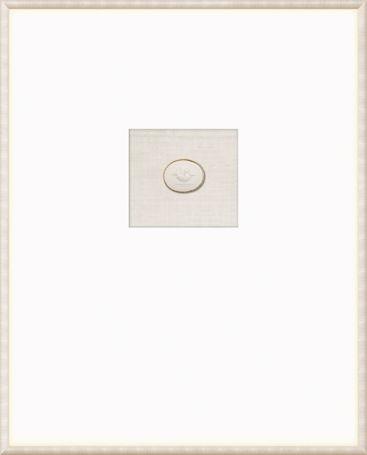 Grand Tour Intaglio XII, C. 1840 - Porcelain Cream