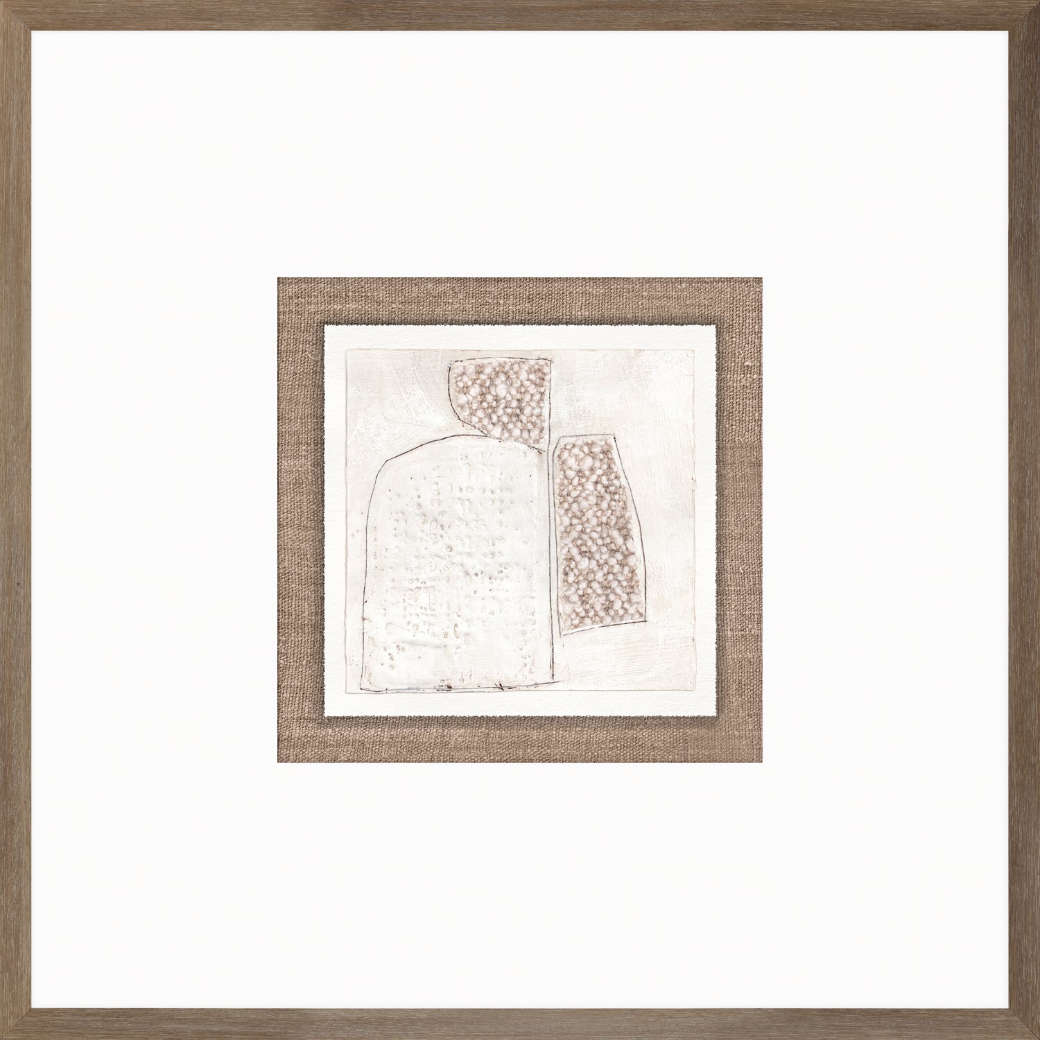 Encaustic Neutrals V - With Matte