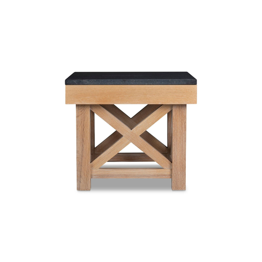 AUGUSTO END TABLE-STONE