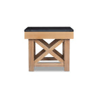 AUGUSTO END TABLE-STONE