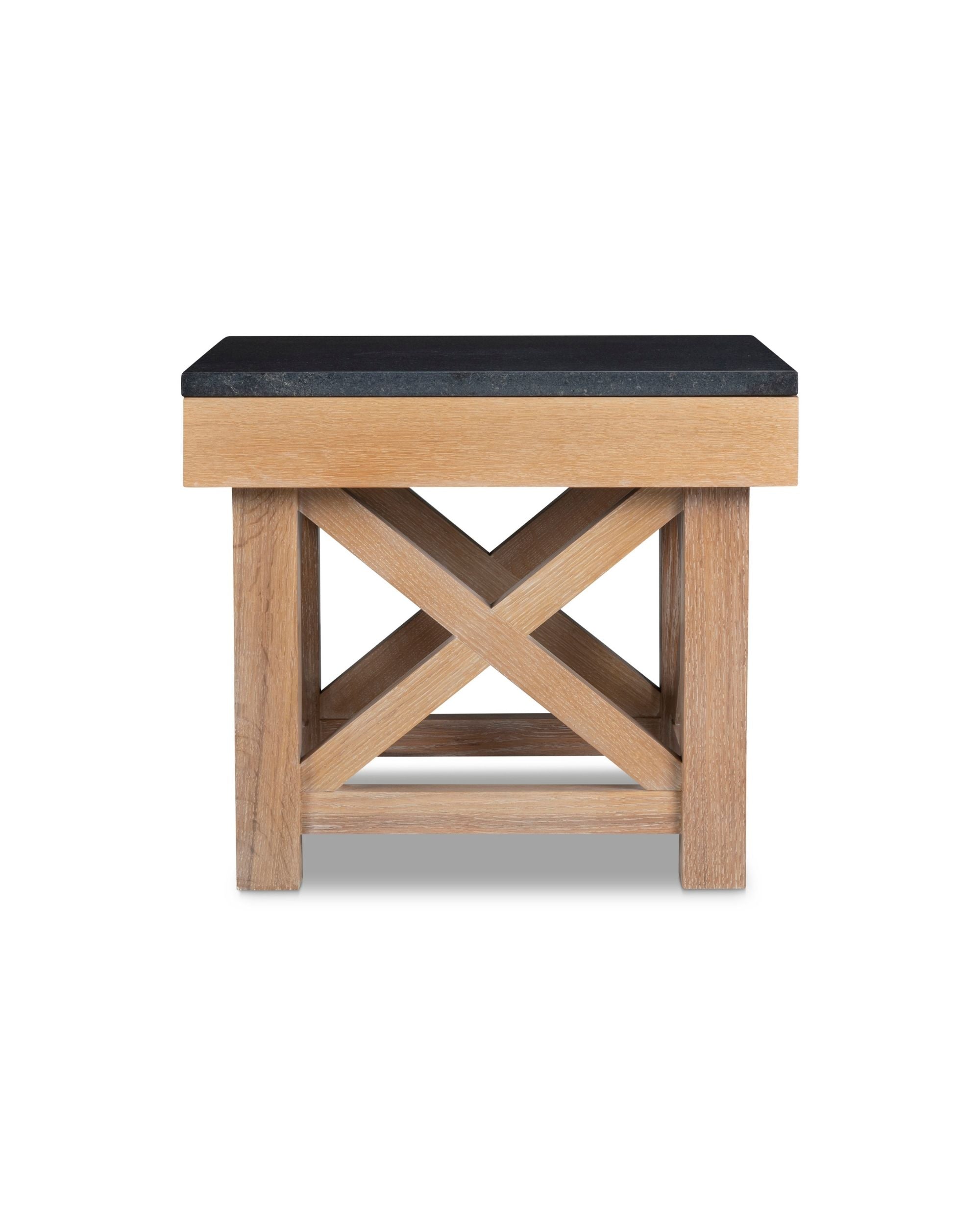 AUGUSTO END TABLE-STONE