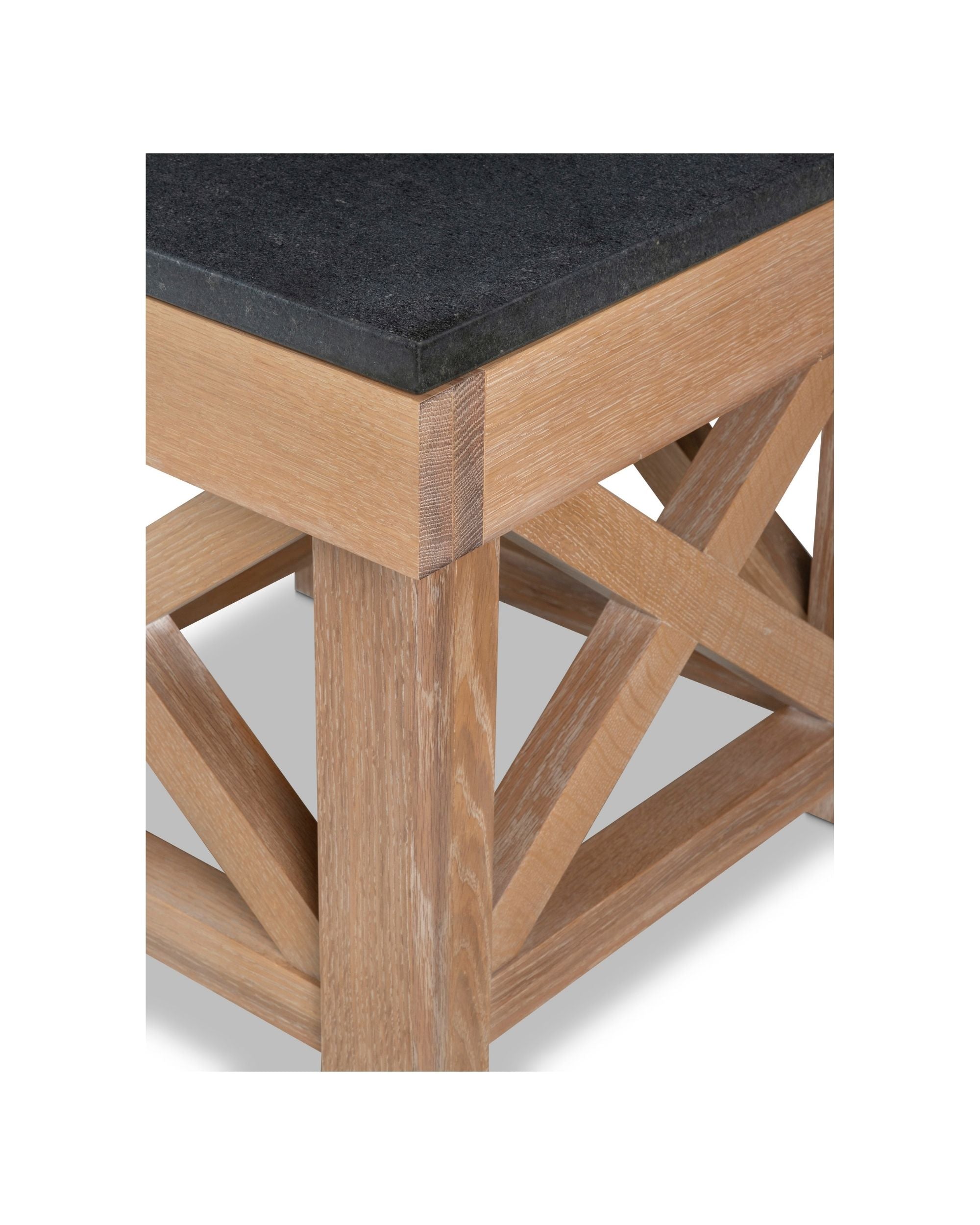 AUGUSTO END TABLE-STONE