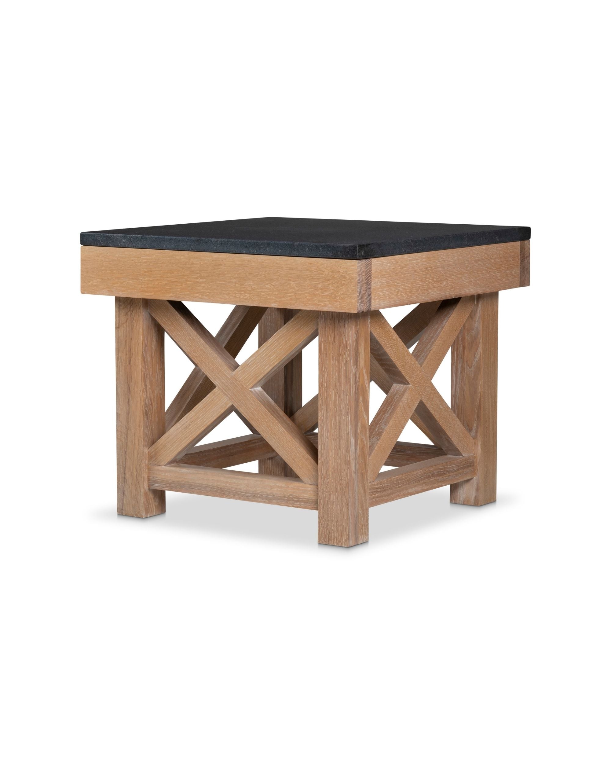 AUGUSTO END TABLE-STONE