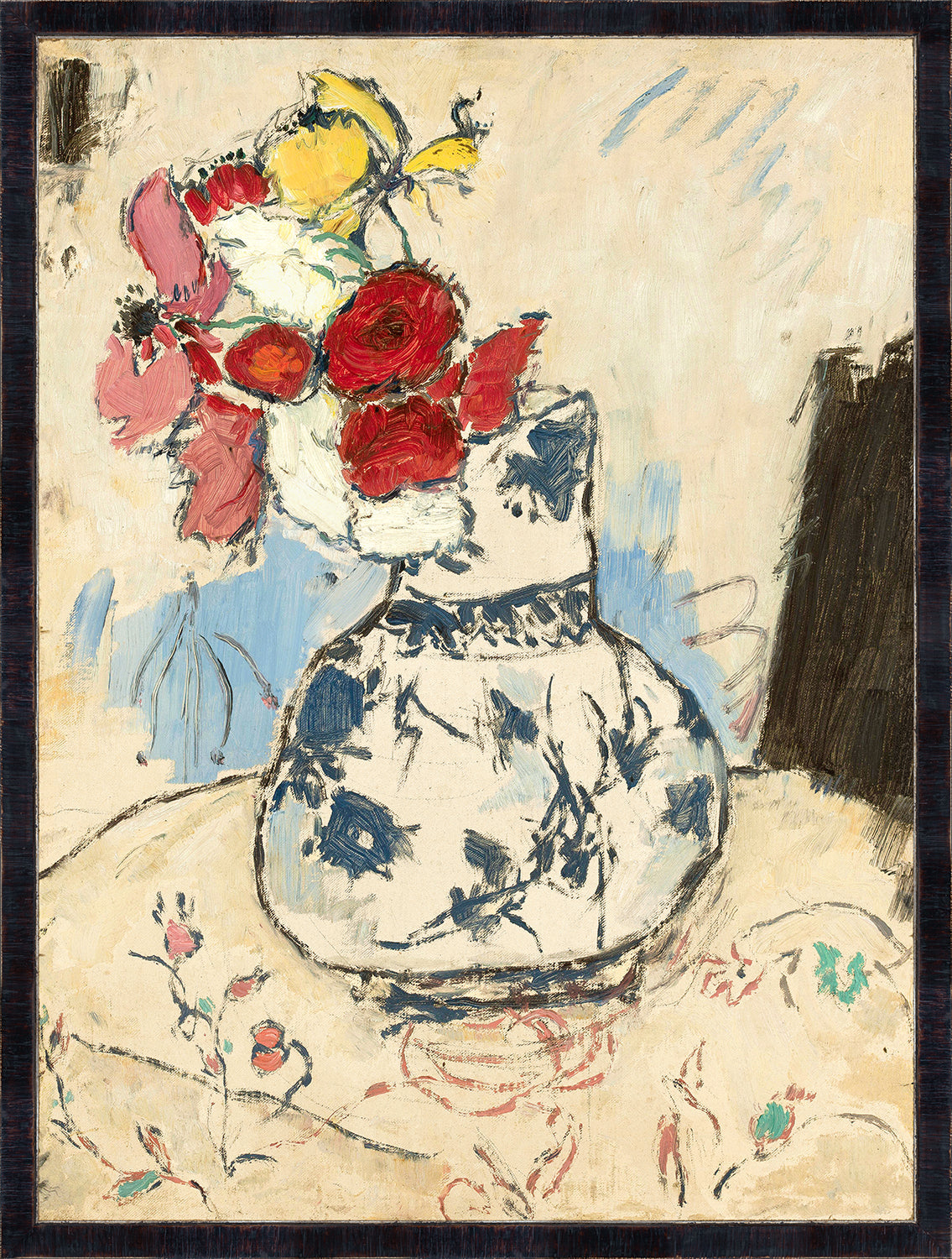 The Floral Vase C. 1882 - Canvas on Board - Large