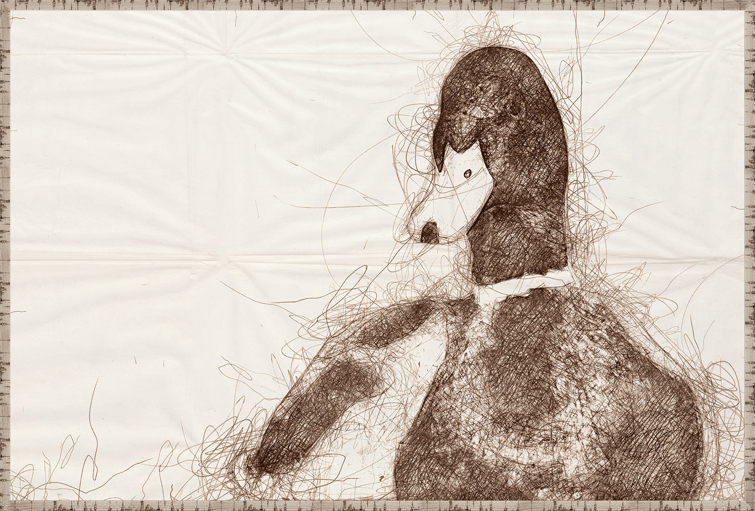 Nature Sketch - Duck - Canvas on Board