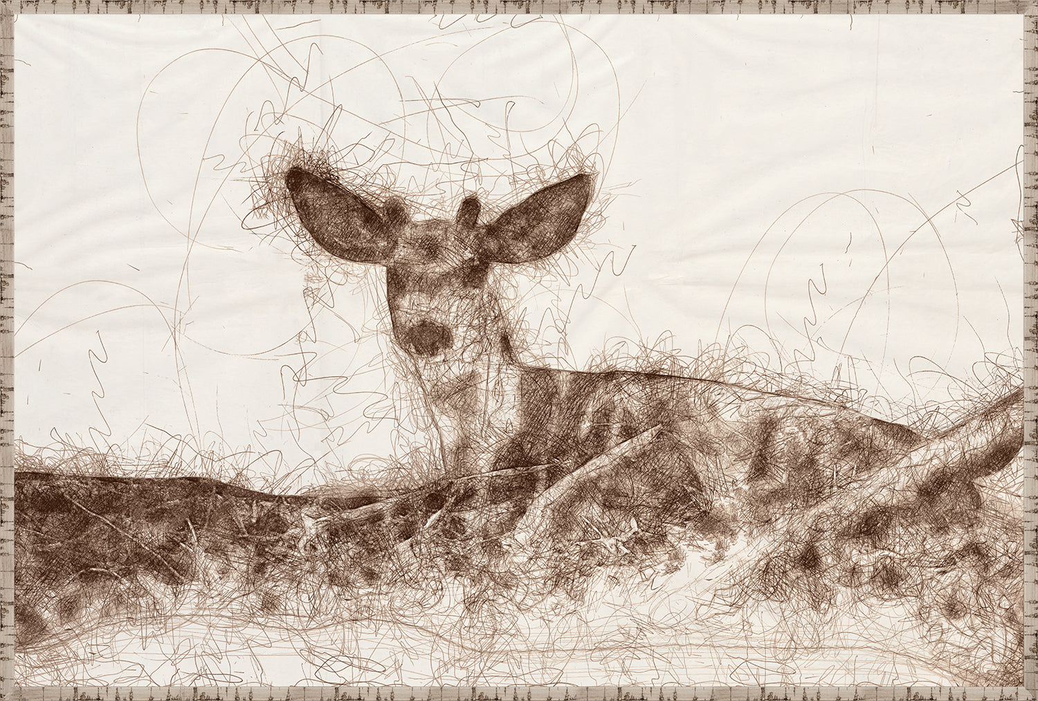 Nature Sketch - At Rest - Canvas on Board