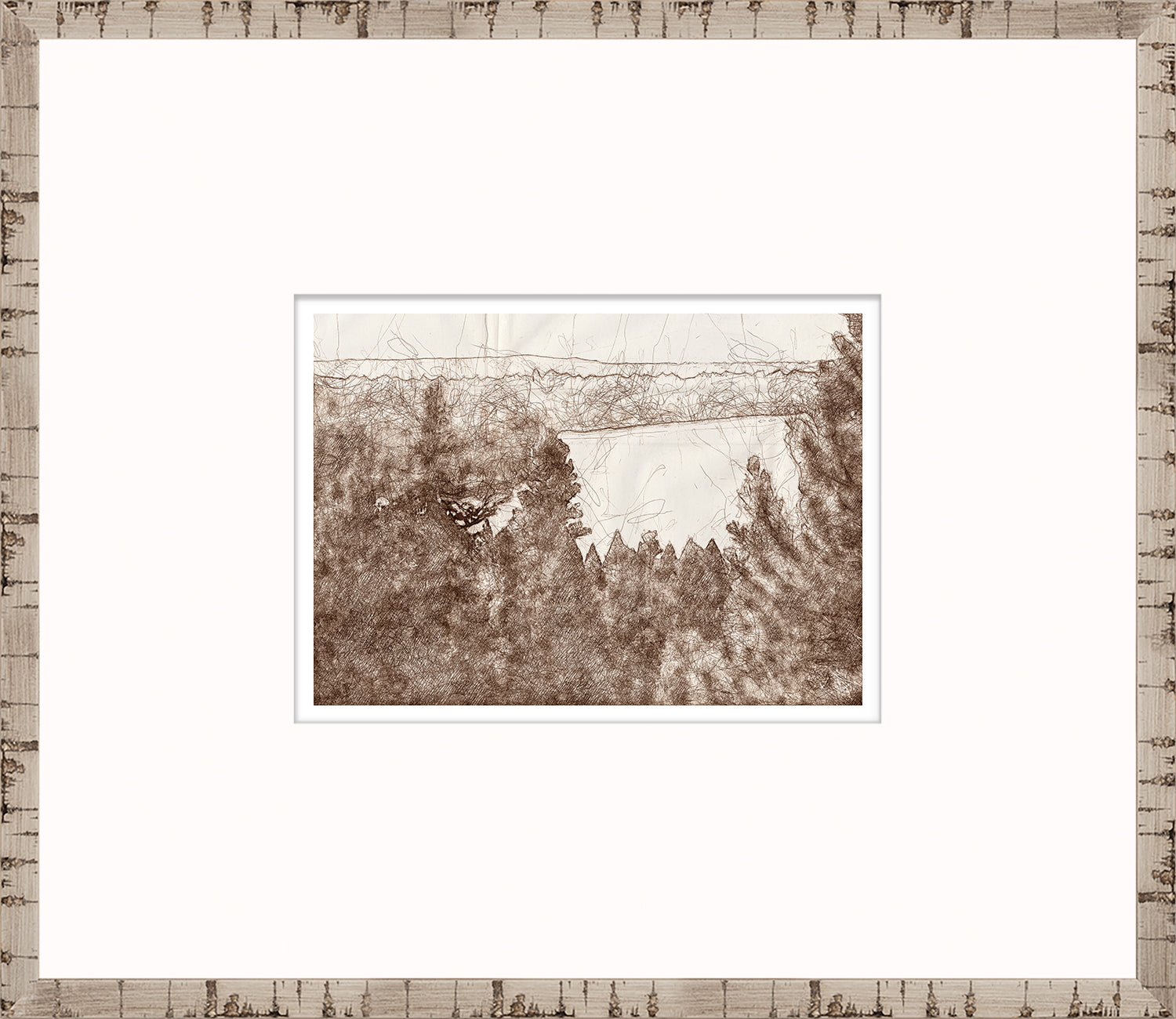 Nature Sketch - Lake View