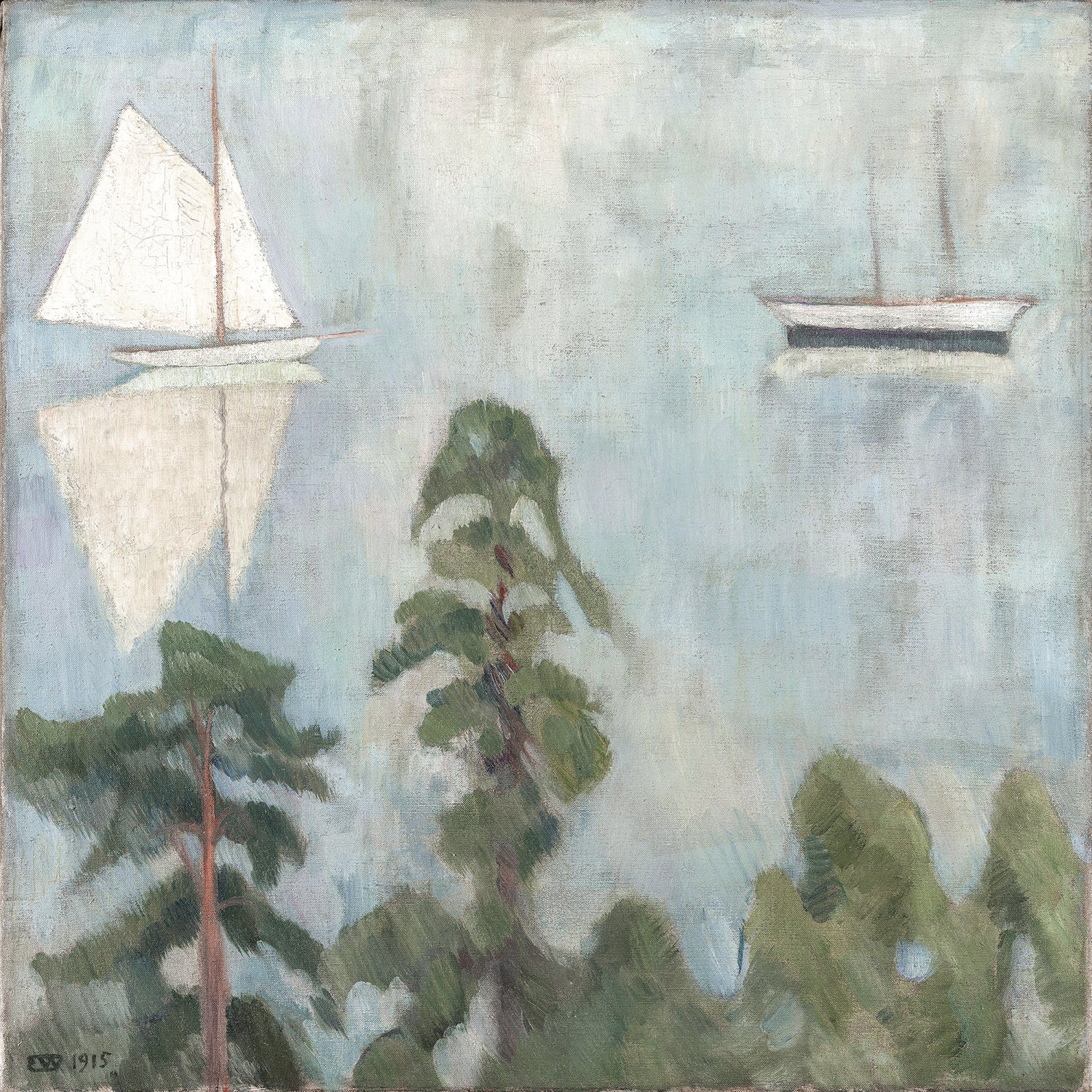 Scenic Prospect C. 1915 - Gallery Wrap Canvas