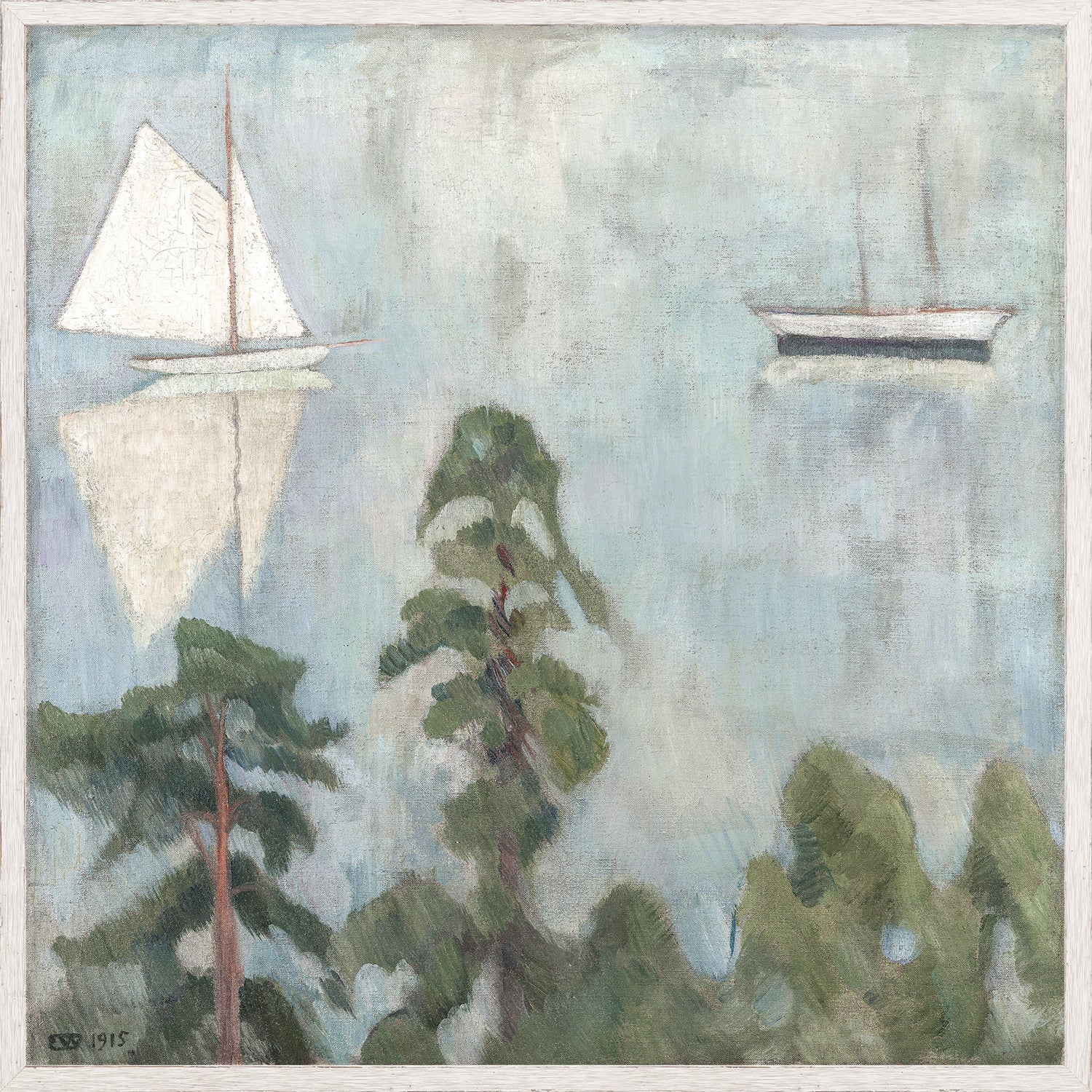 Scenic Prospect C. 1915 - Canvas on Board