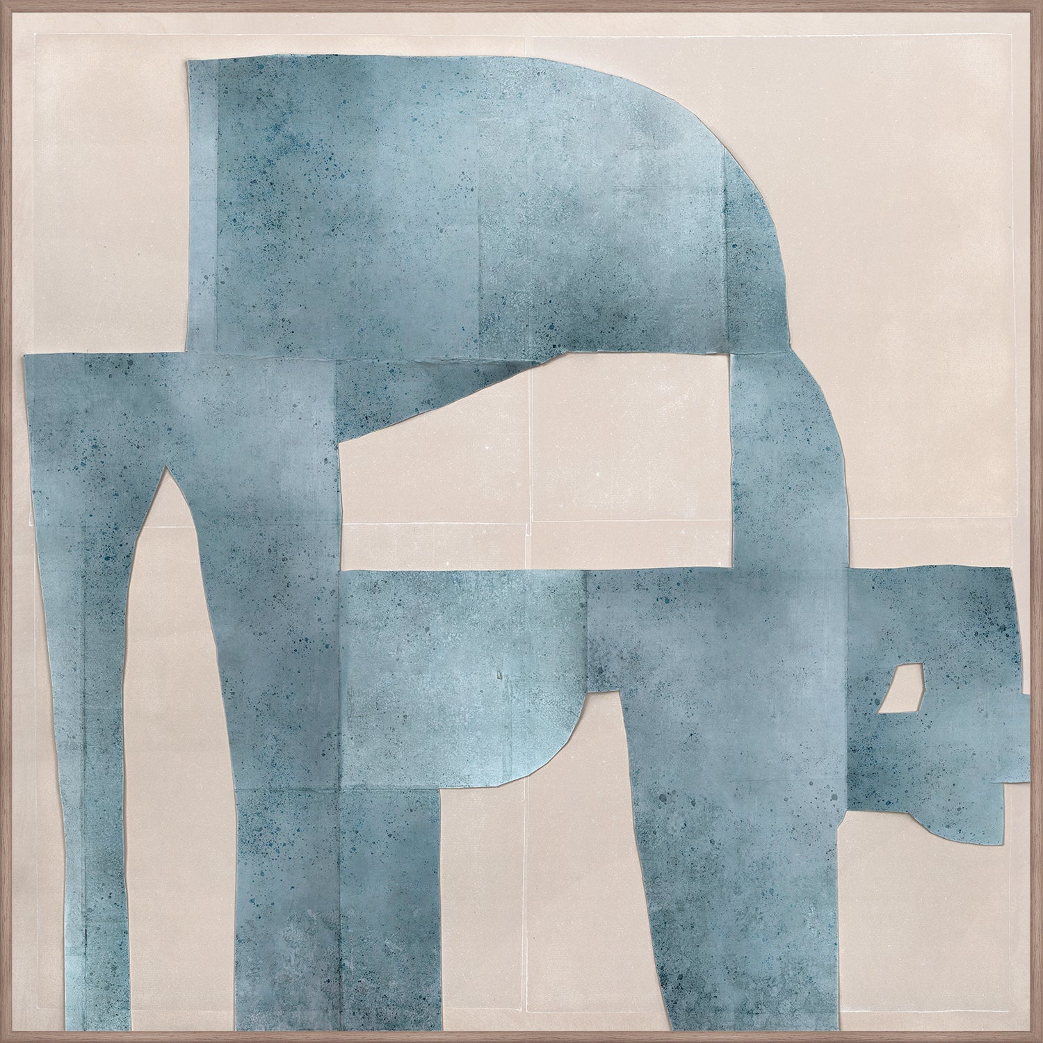 Geo-Form I - Framed Canvas