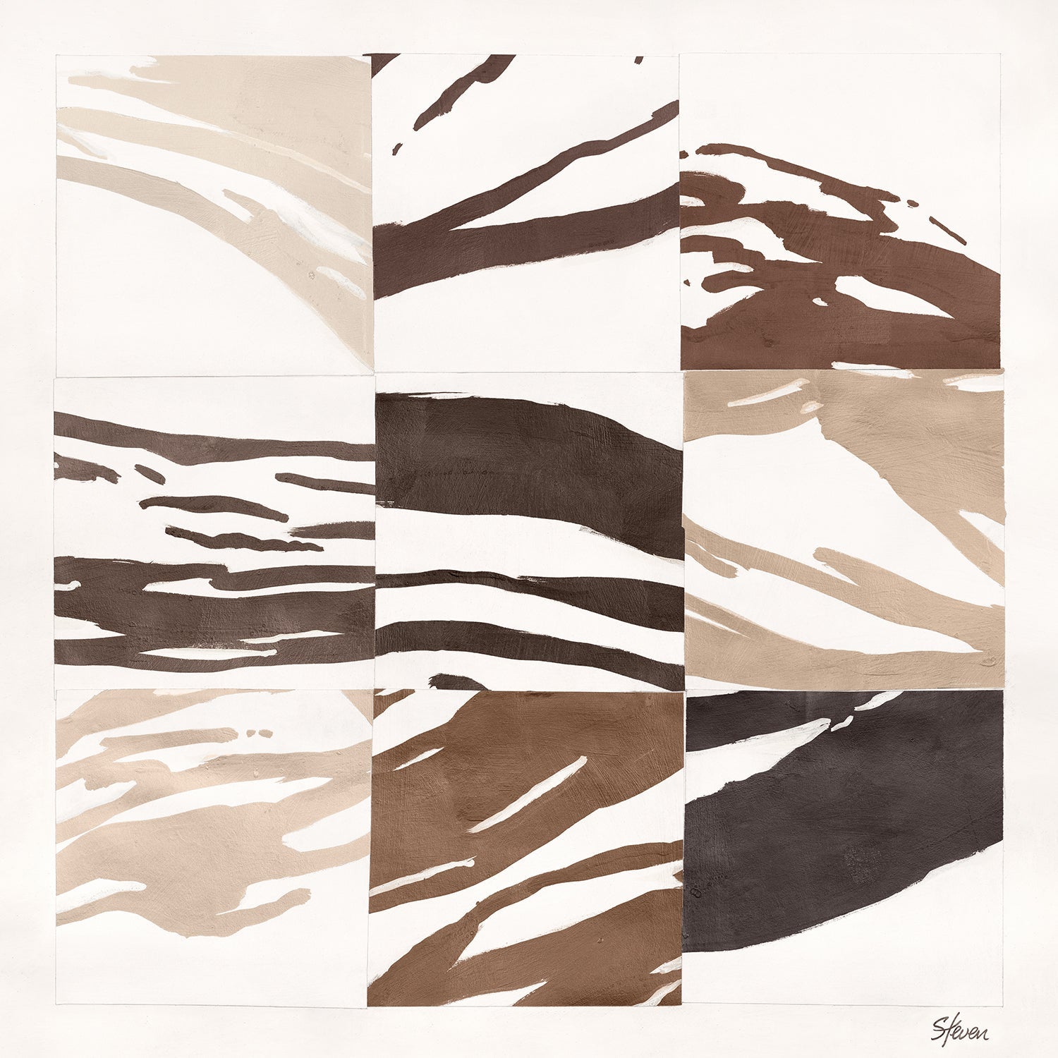 Abstract Study I - Safari - Gallery Wrap Canvas