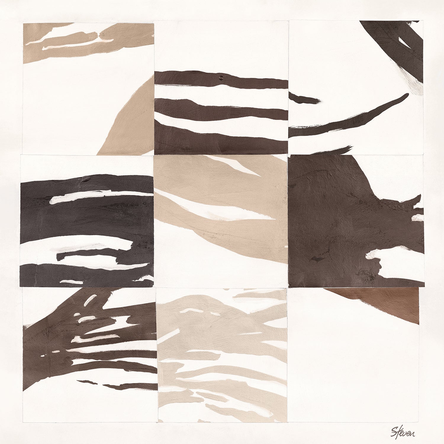 Abstract Study II - Safari - Gallery Wrap Canvas