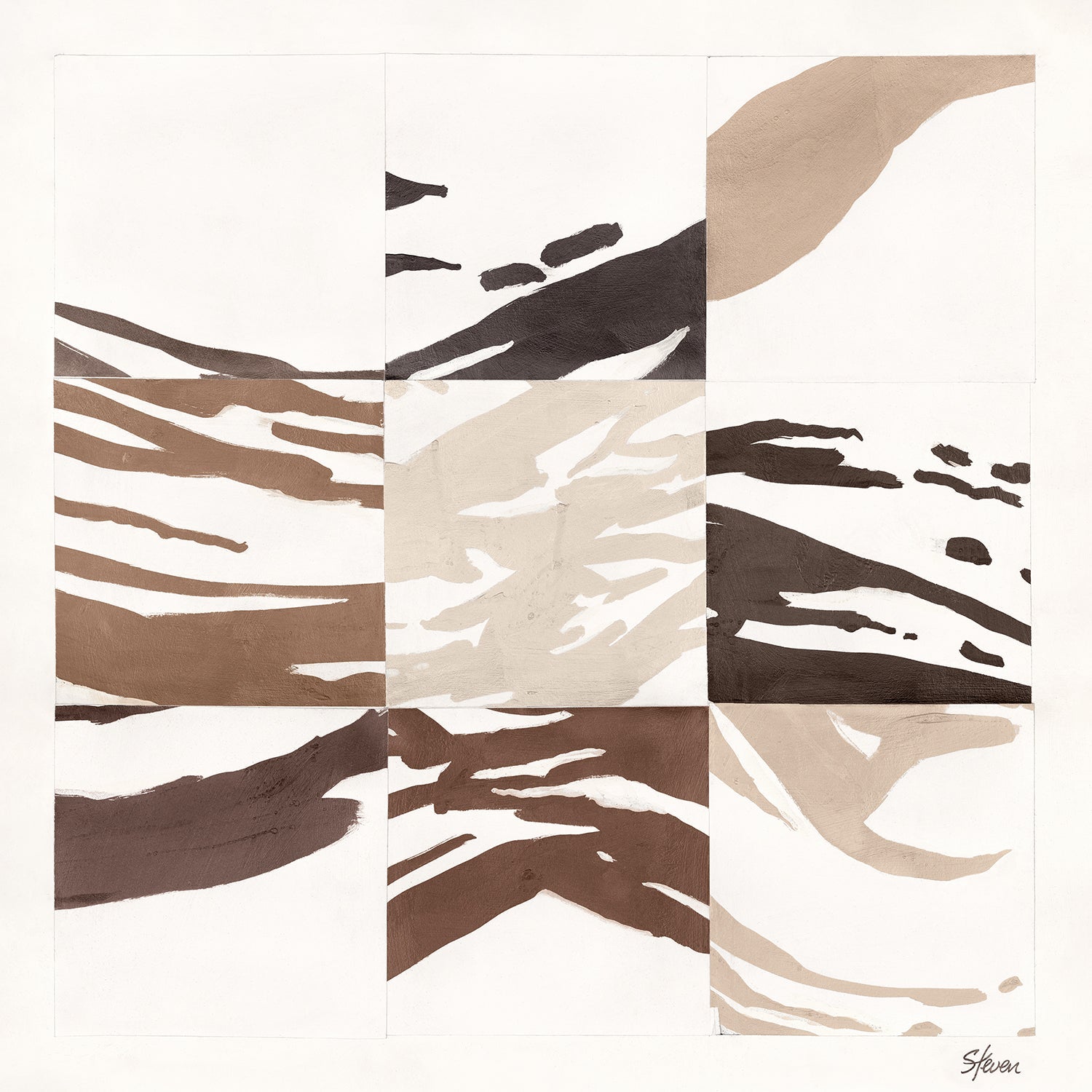 Abstract Study III - Safari - Gallery Wrap Canvas