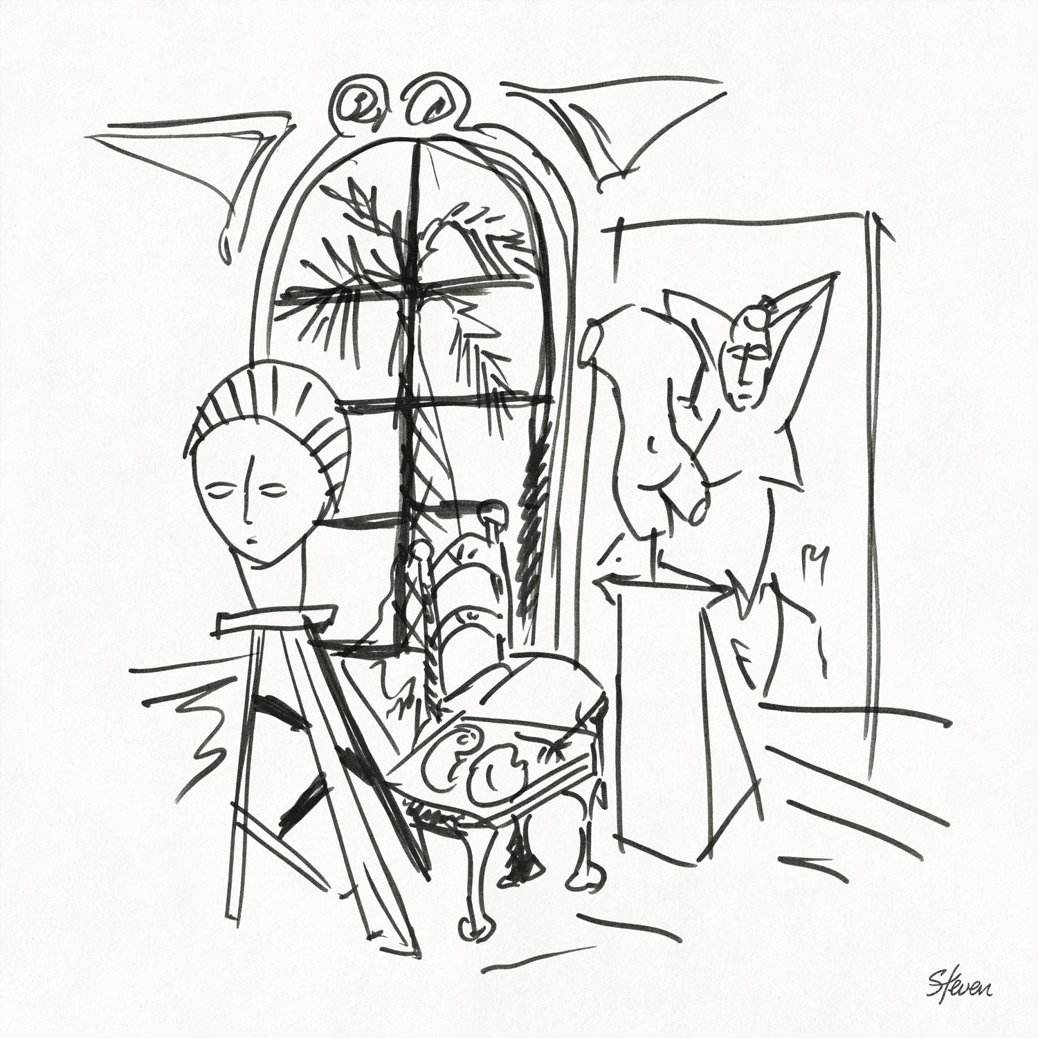 Atelier Study I - Gallery Wrap Canvas