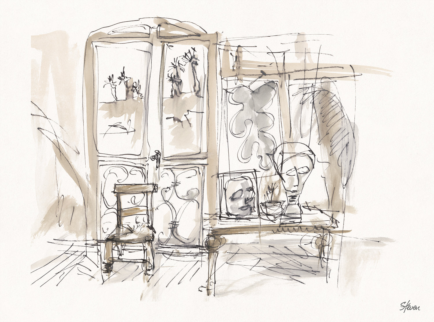 Atelier Study III - Gallery Wrap Canvas