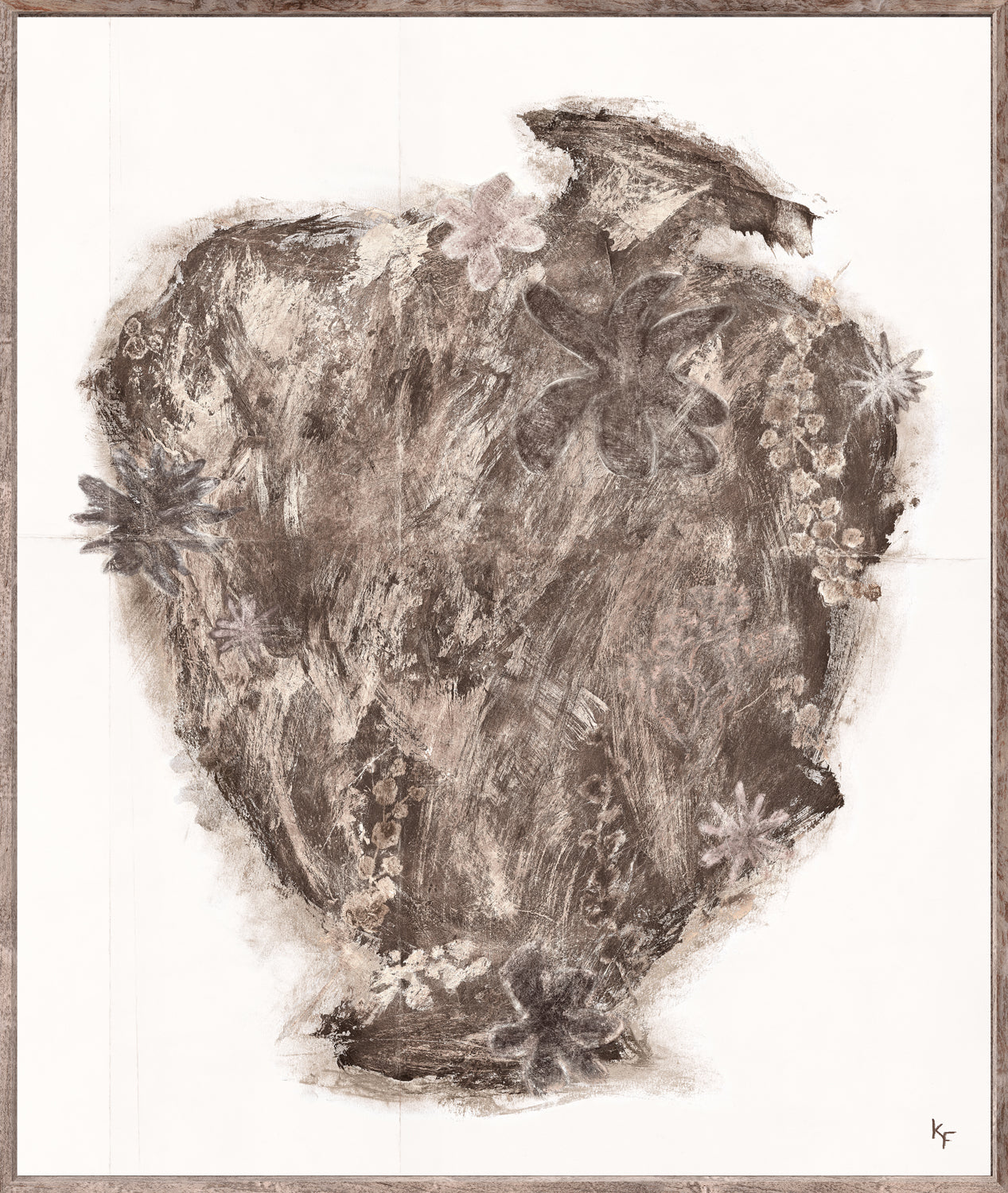 Jardiniere I - Framed Canvas
