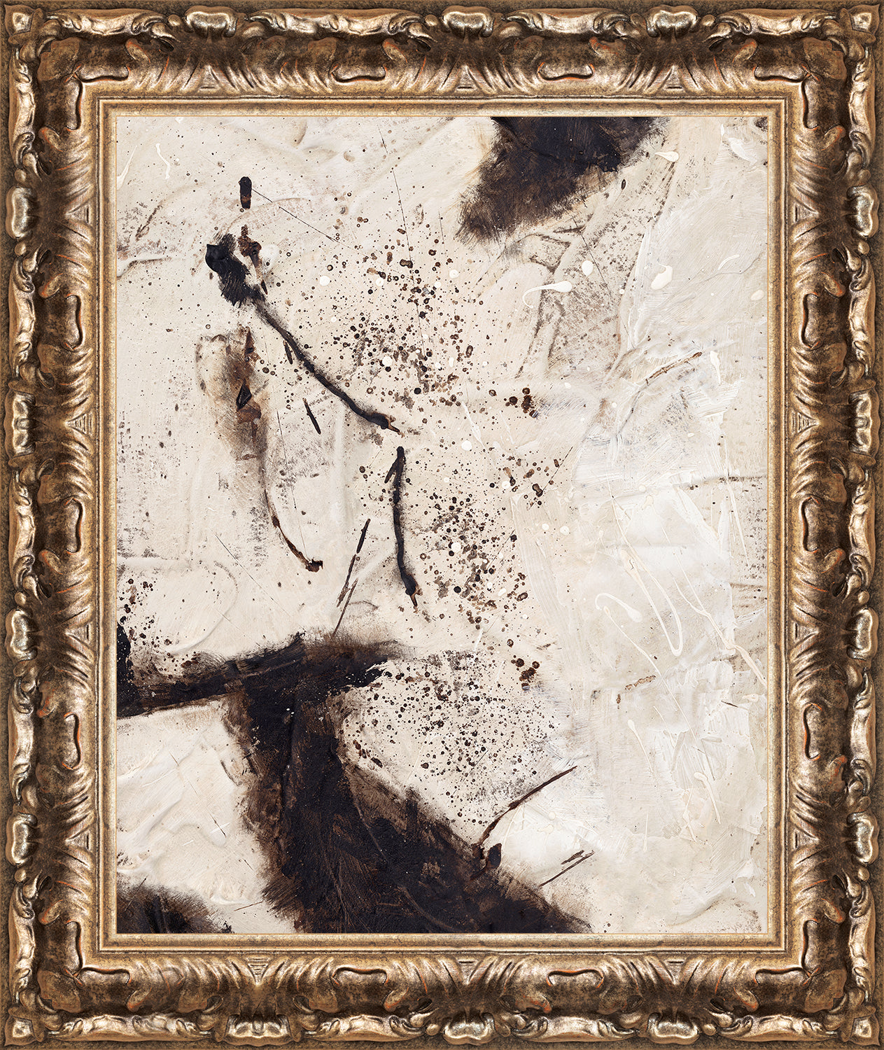 Paris Composition - Burnt Creme I - Canvas on Board