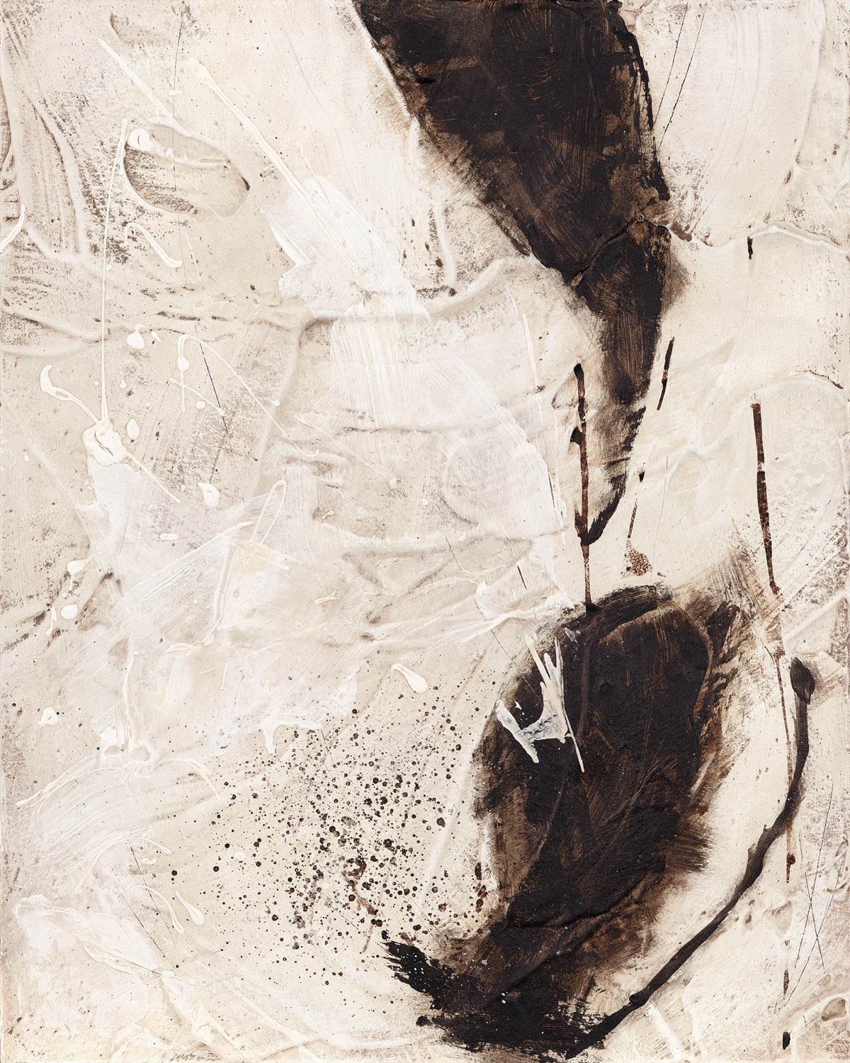 Paris Composition - Burnt Creme II - Gallery Wrap Canvas - Mid