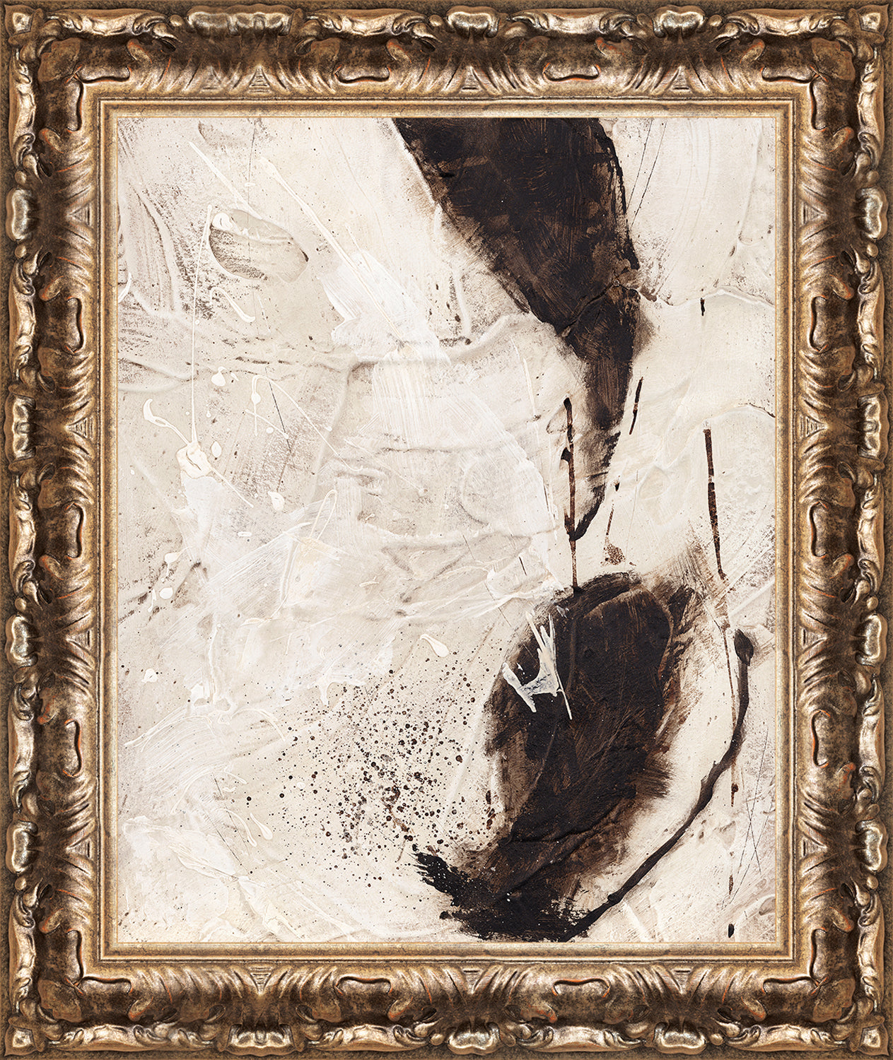 Paris Composition - Burnt Creme II - Canvas on Board