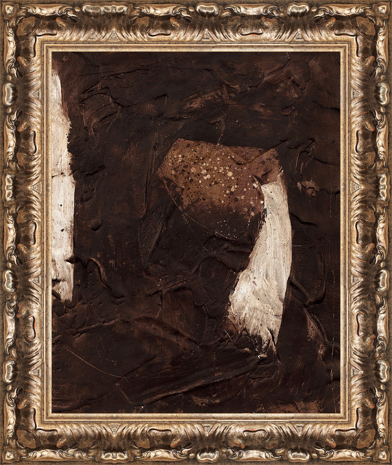 Paris Composition - Coffee Bean I - Canvas on Board