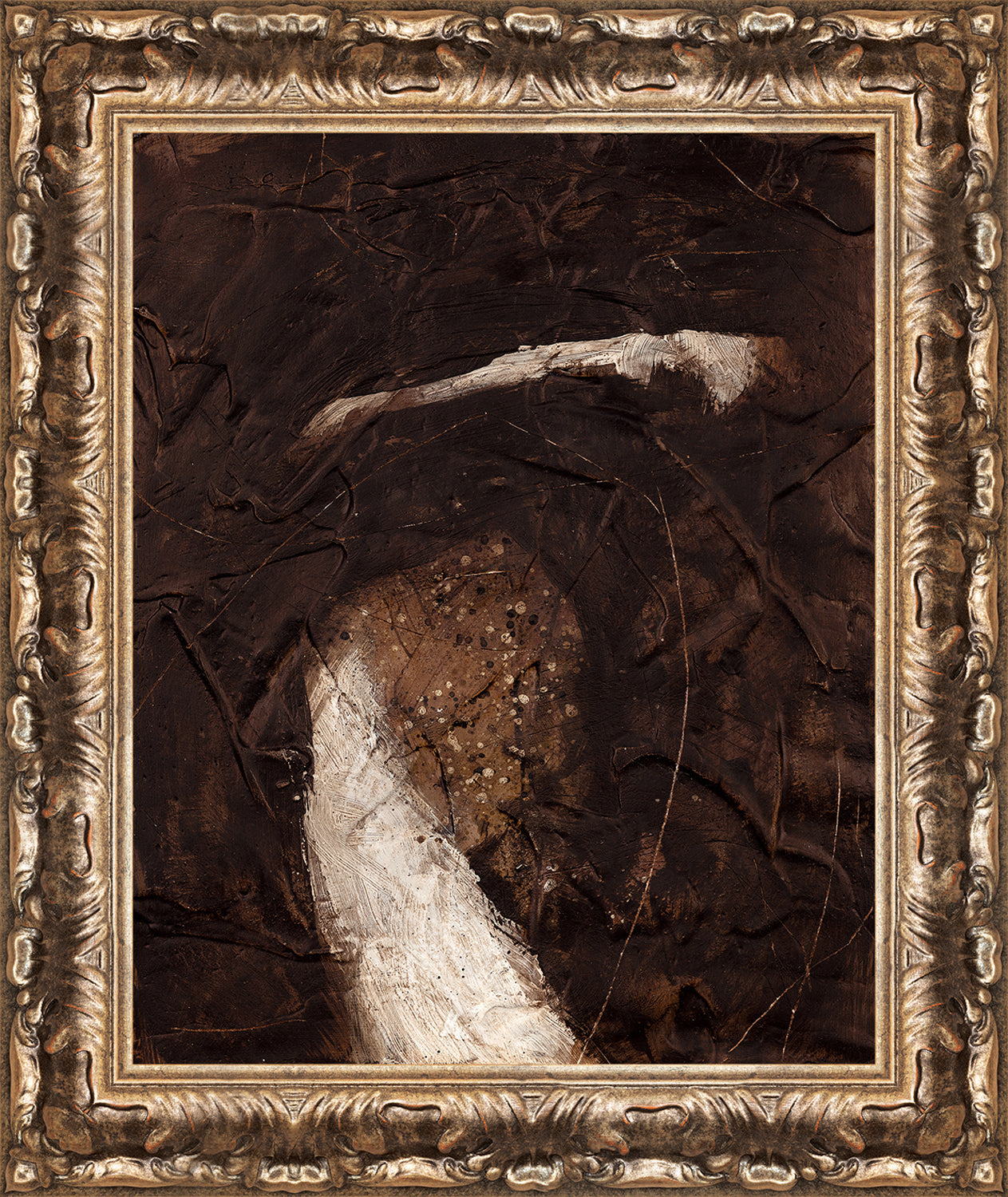 Paris Composition - Coffee Bean II - Canvas on Board