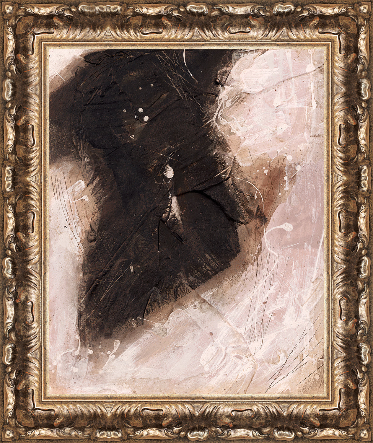 Paris Composition - Sweet Caramel II - Canvas on Board
