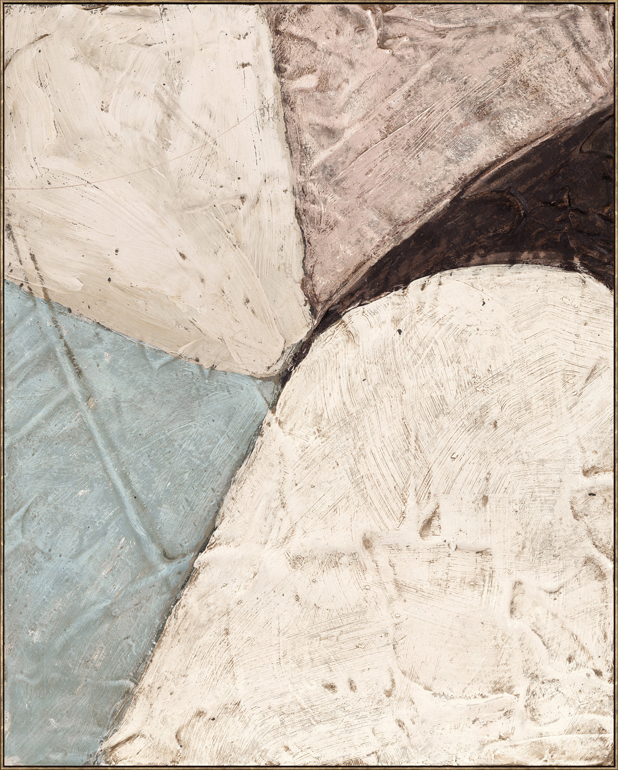 Paris Composition - Candy Swirl I - Framed Canvas - Mid