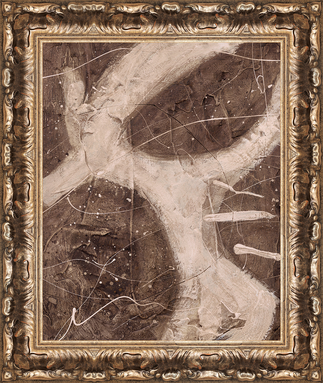 Paris Composition - Toffee Blush I - Canvas on Board