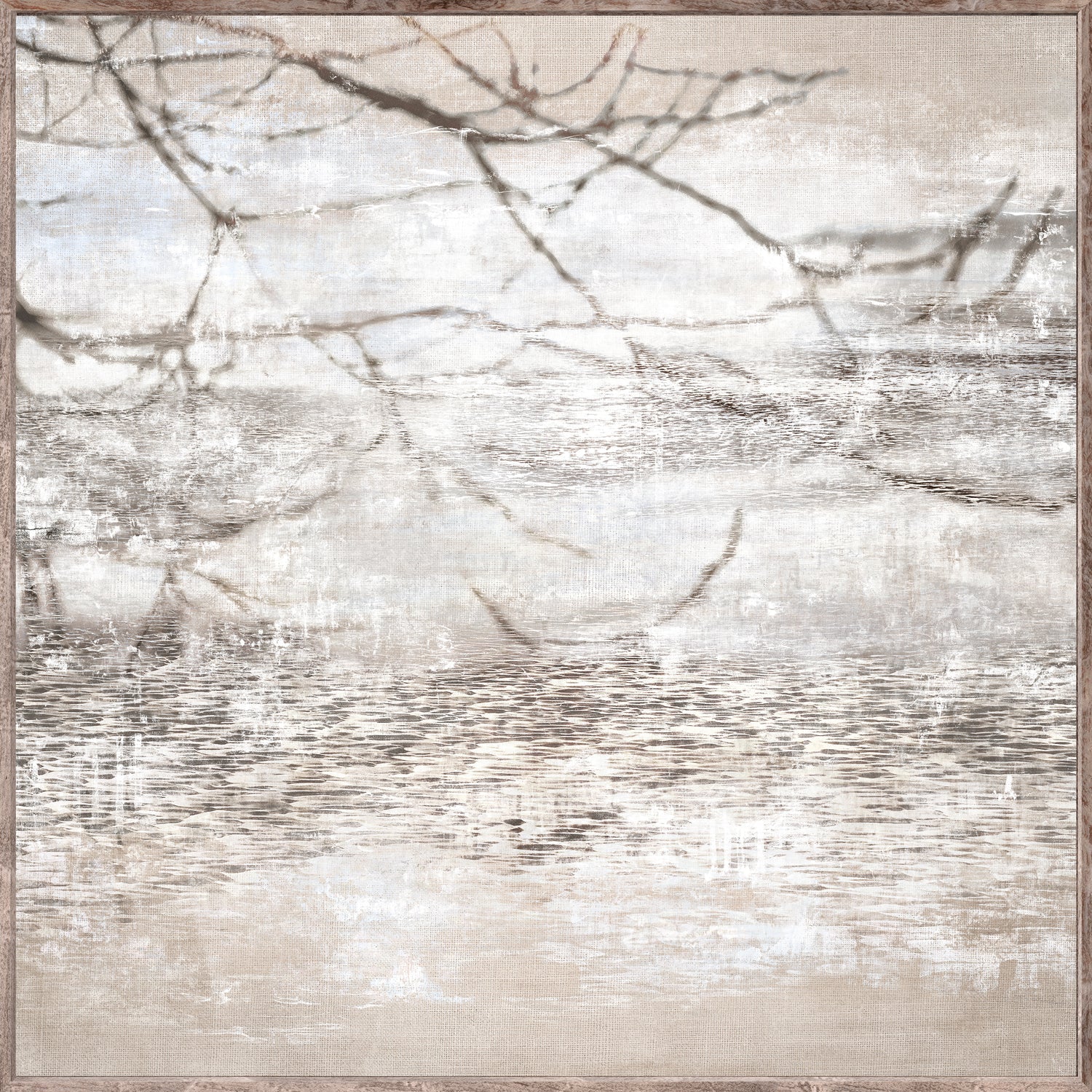 Allusive Memory I - Framed Canvas - Large