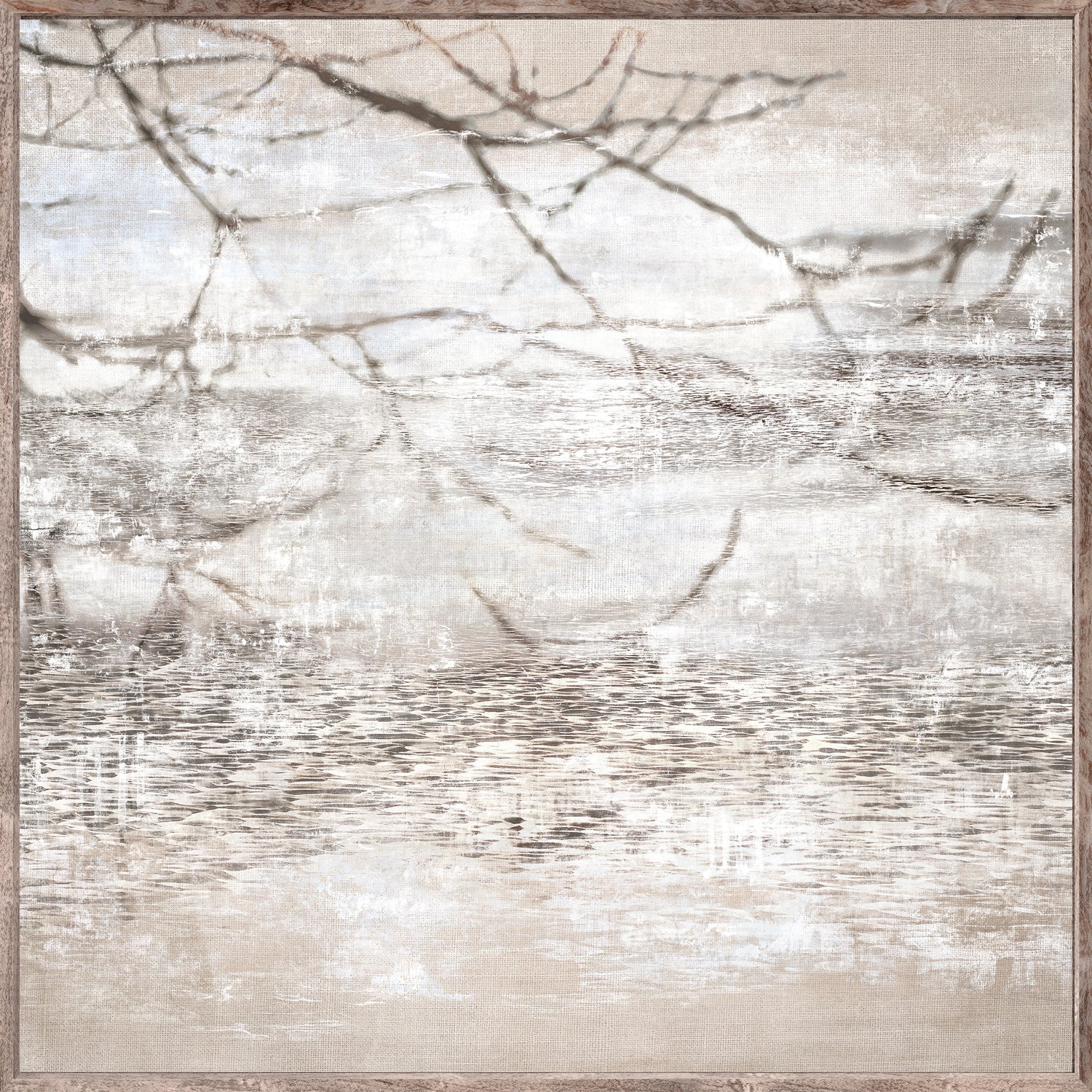 Allusive Memory I - Framed Canvas - Mid