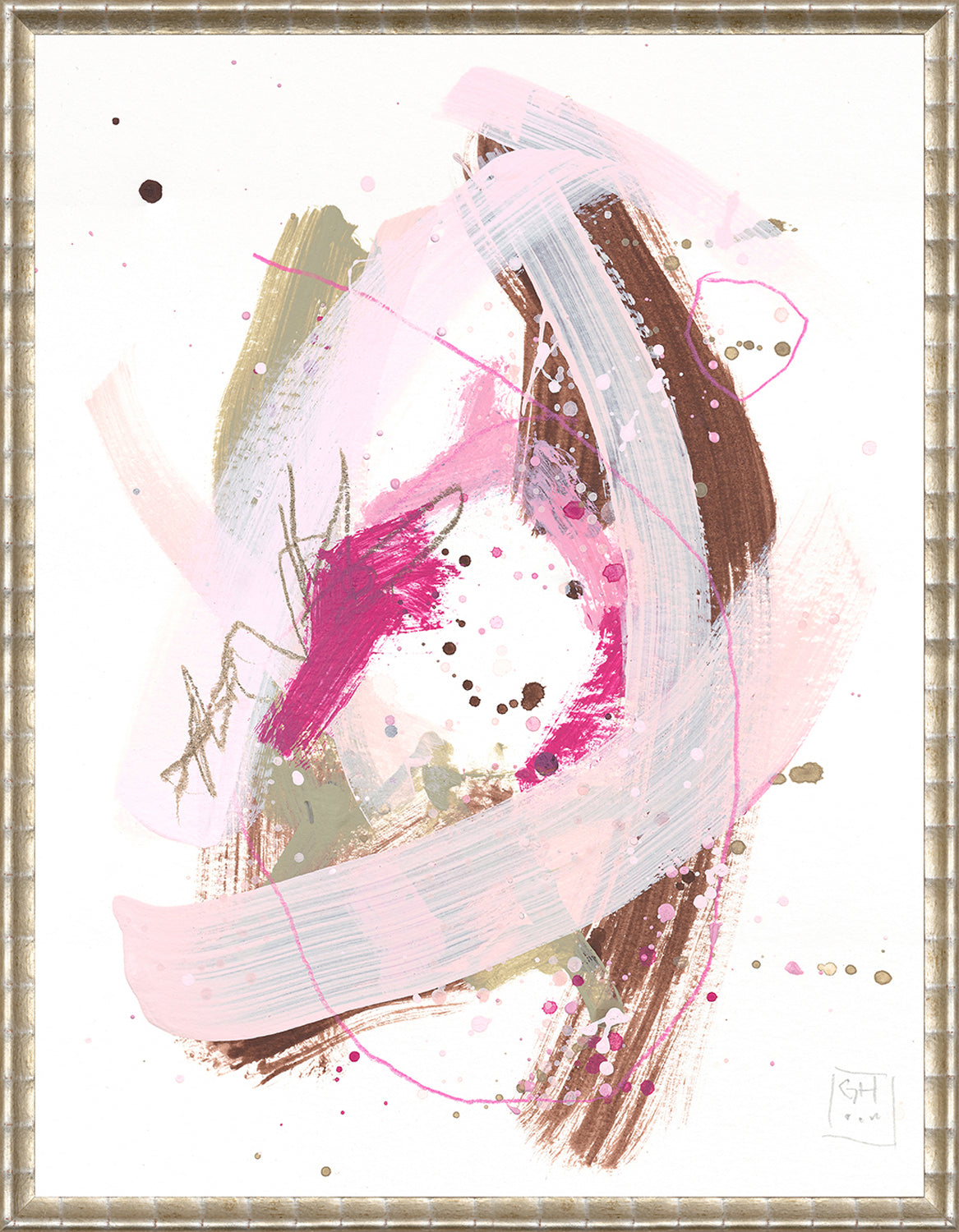 Confetti Series - Fuchsia and Baby Pink II