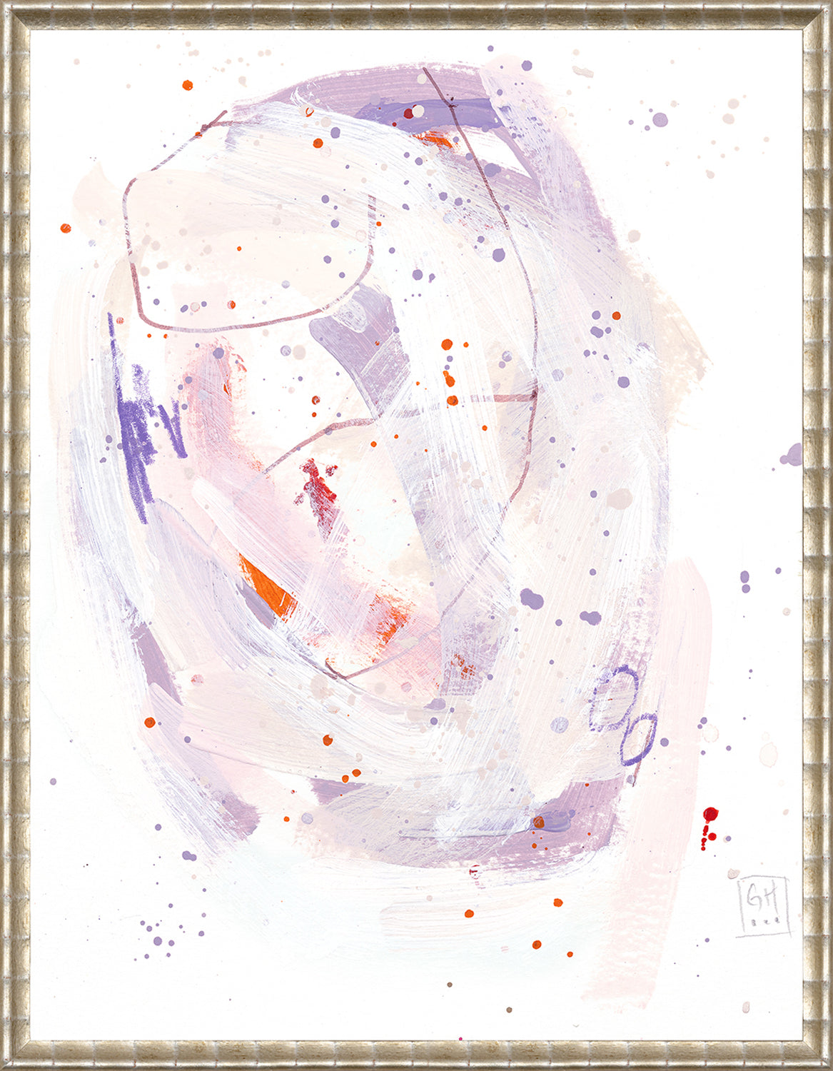 Confetti Series - Violet and Bubblegum I