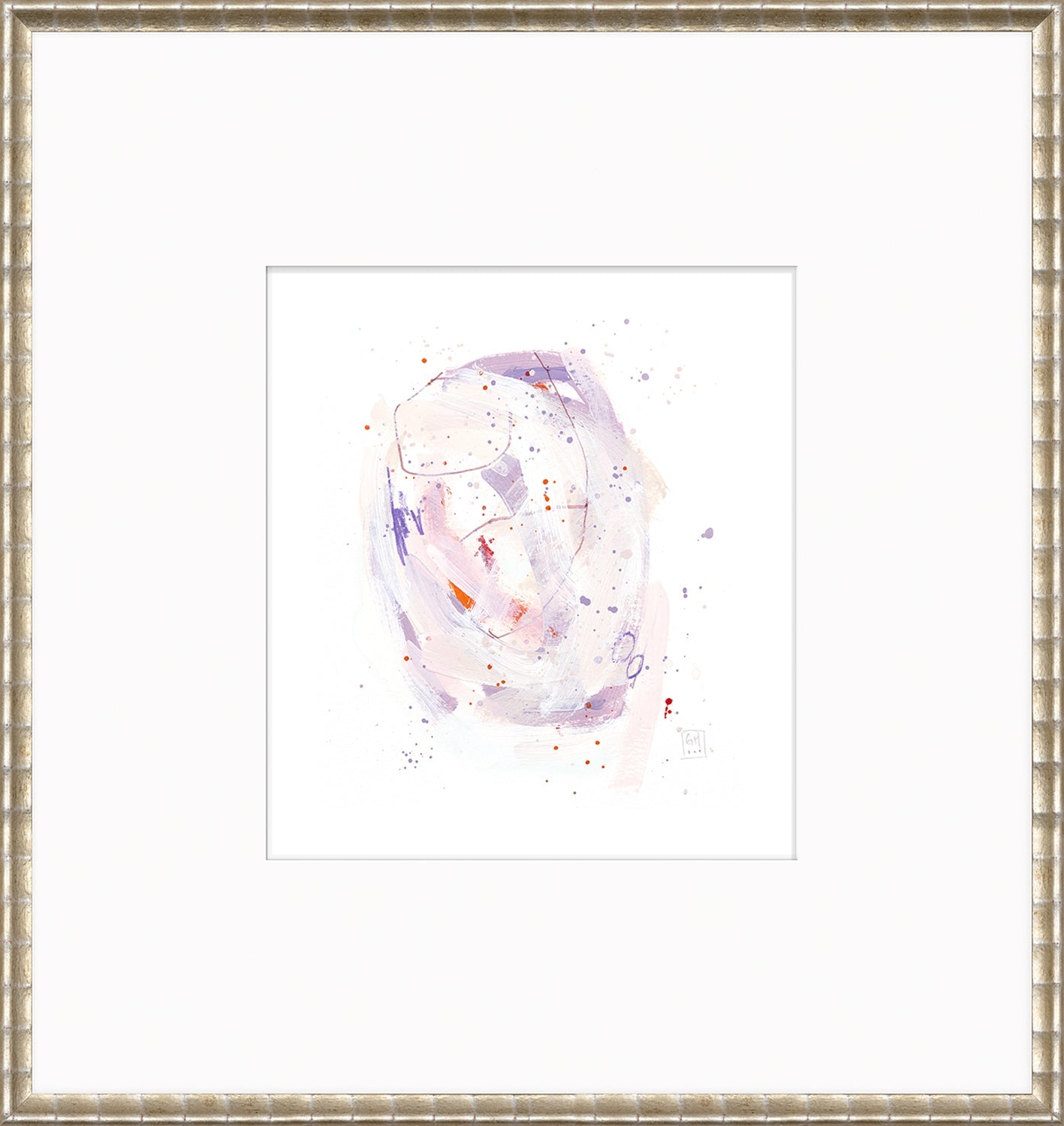 Confetti Series - Violet and Bubblegum I - Matted