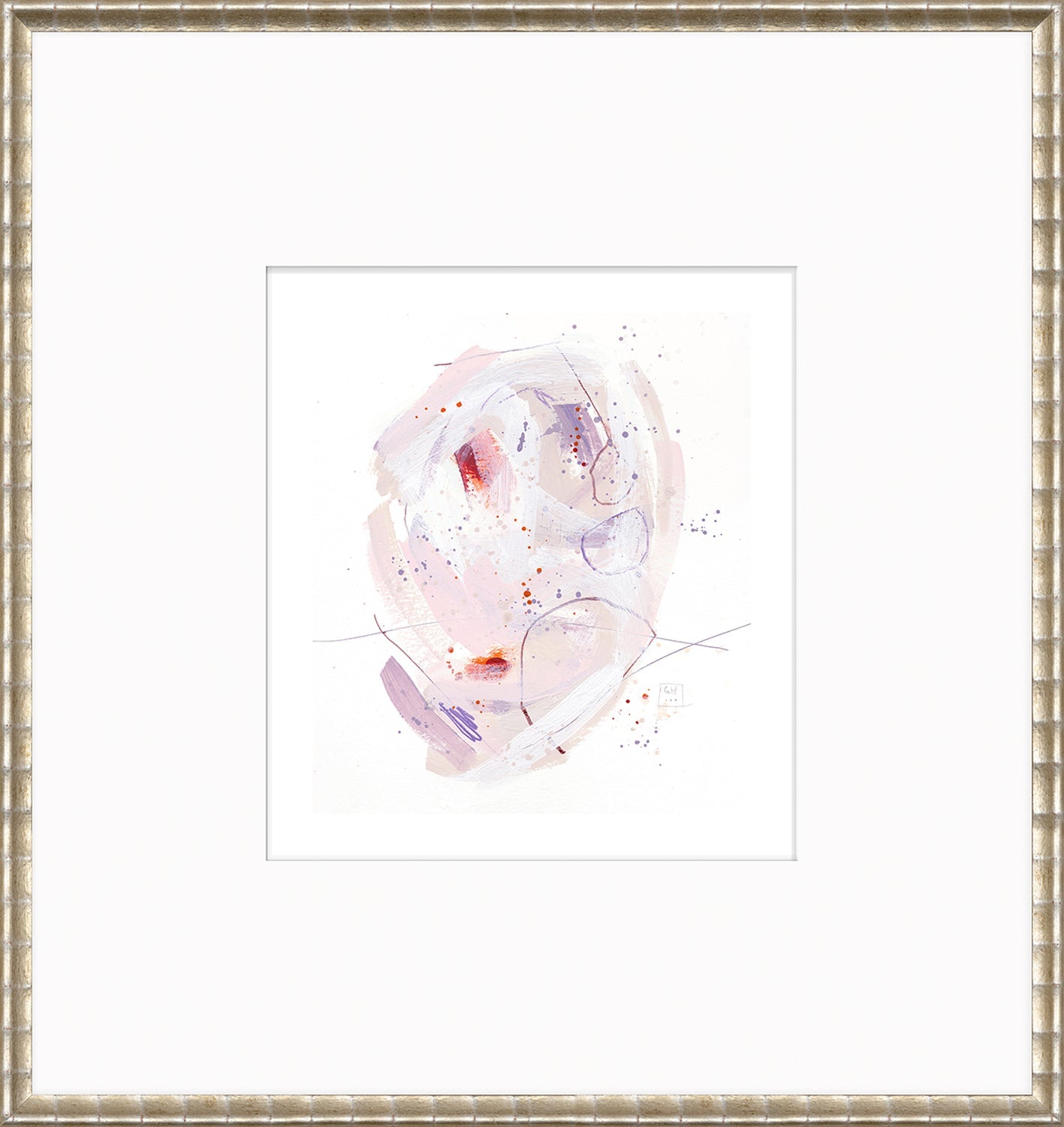 Confetti Series - Violet and Bubblegum III - Matted