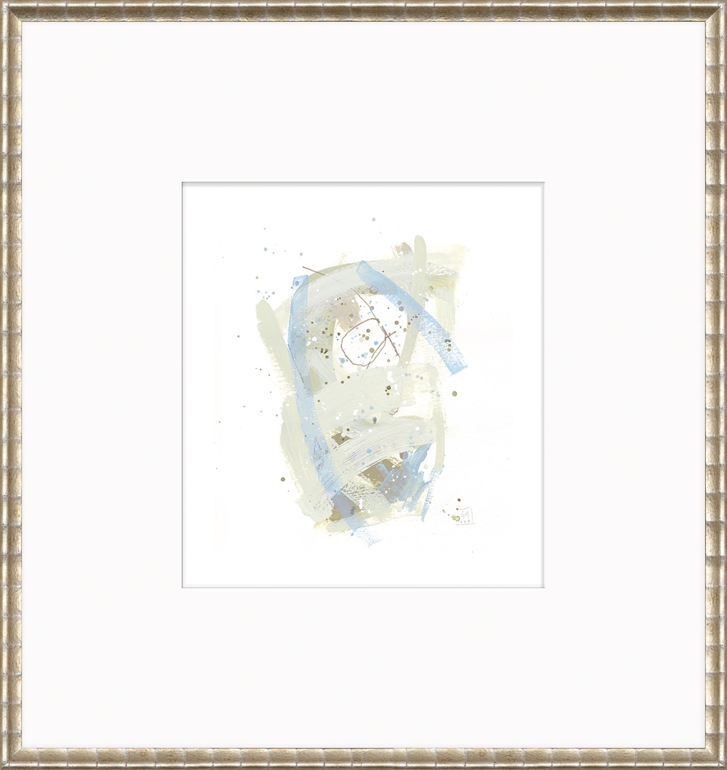 Confetti Series - Mint and Pistachio I - Matted