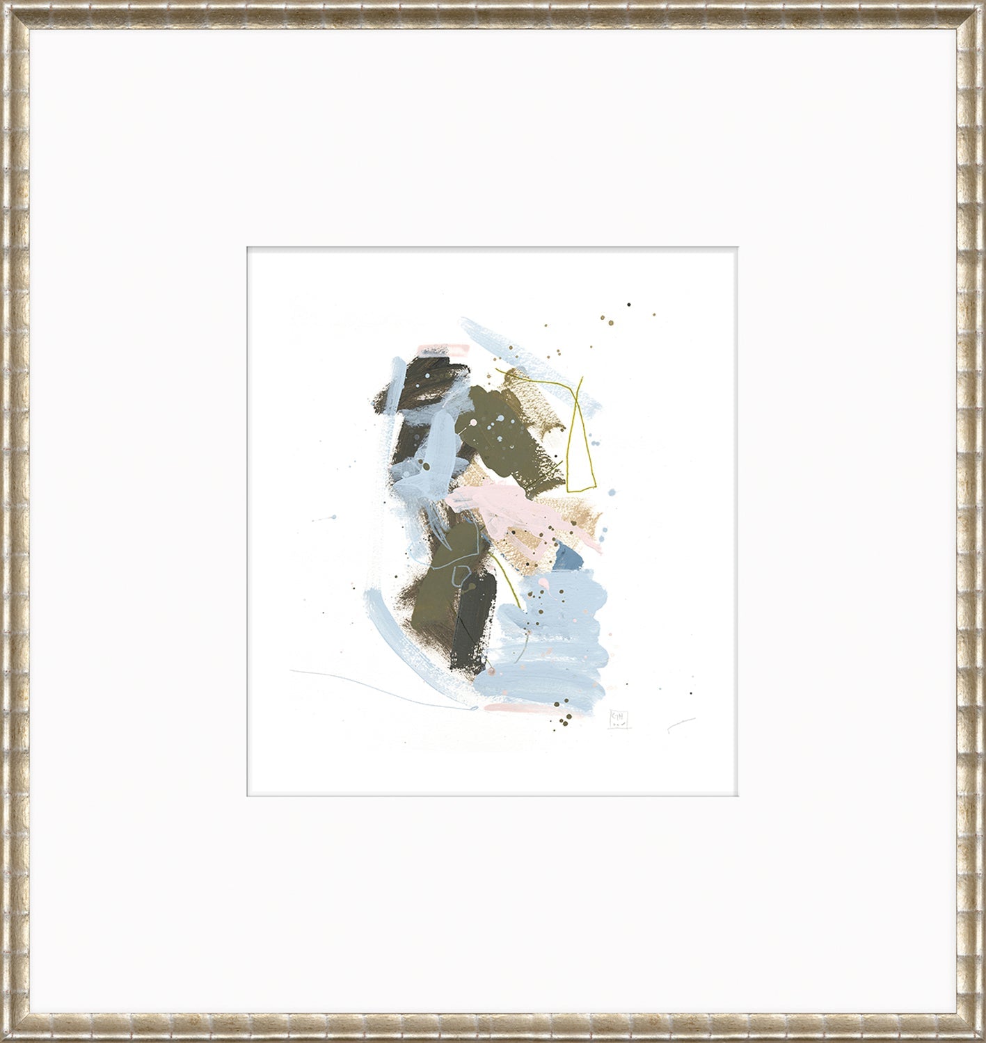 Confetti Series - Forest and Ice I - Matted