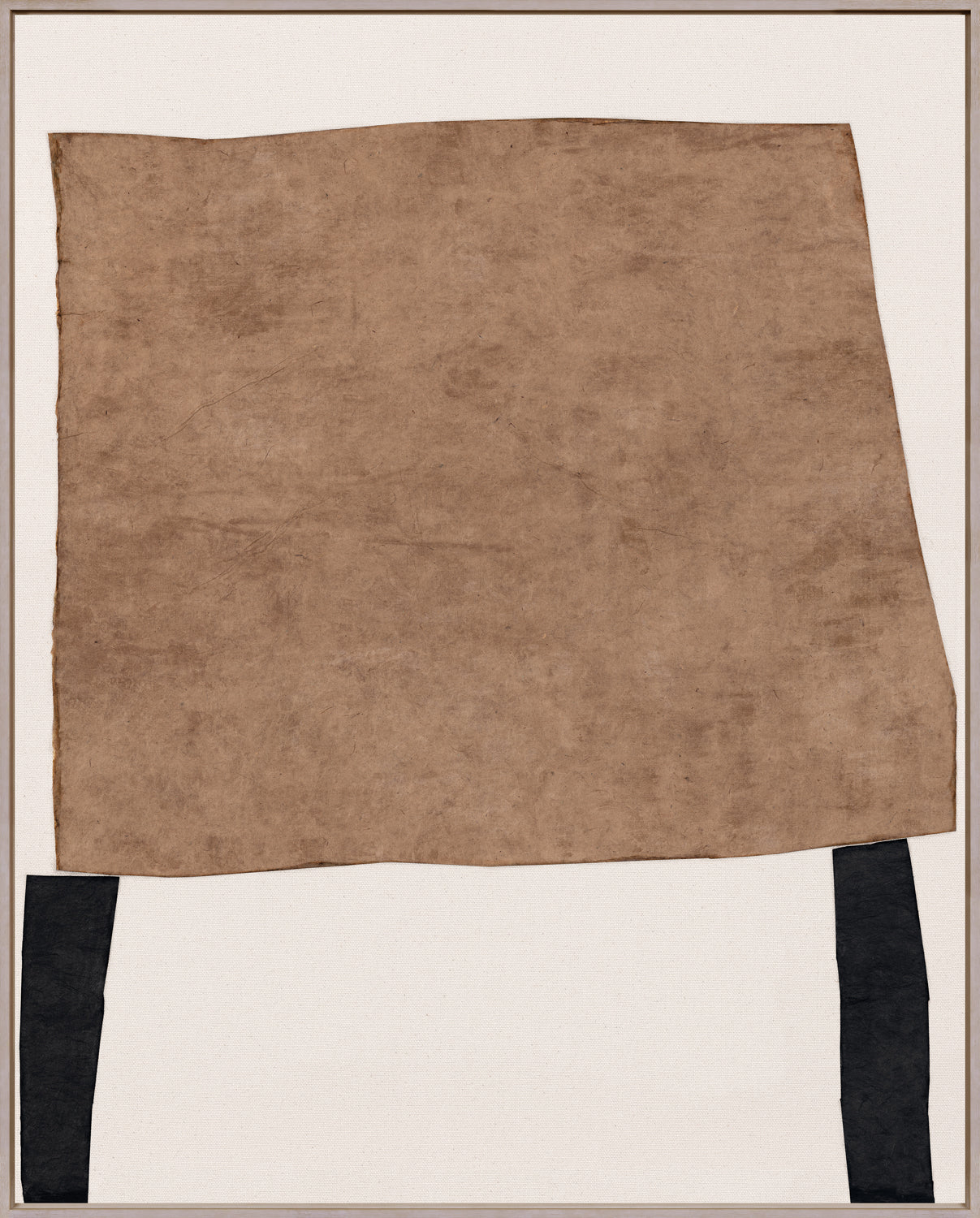 Edifice Series - Black and Tan I - Framed Canvas
