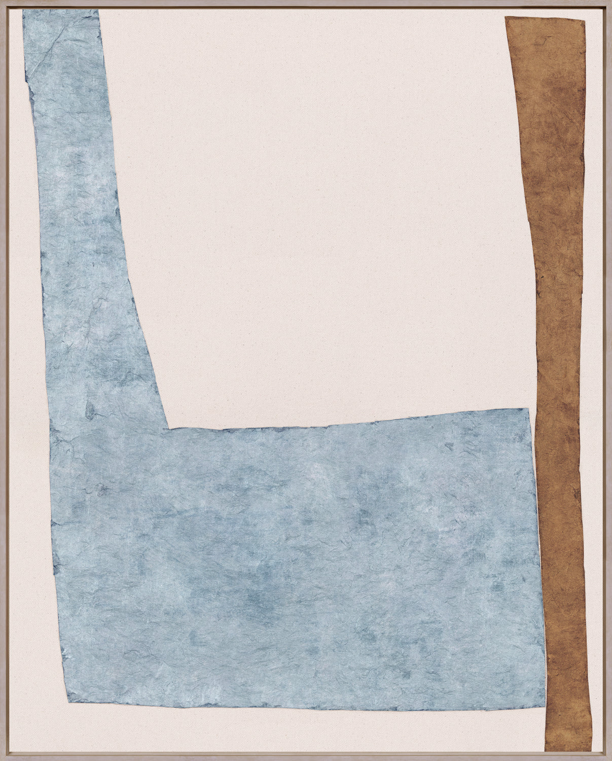 Edifice Series - Sky and Caramel I - Framed Canvas