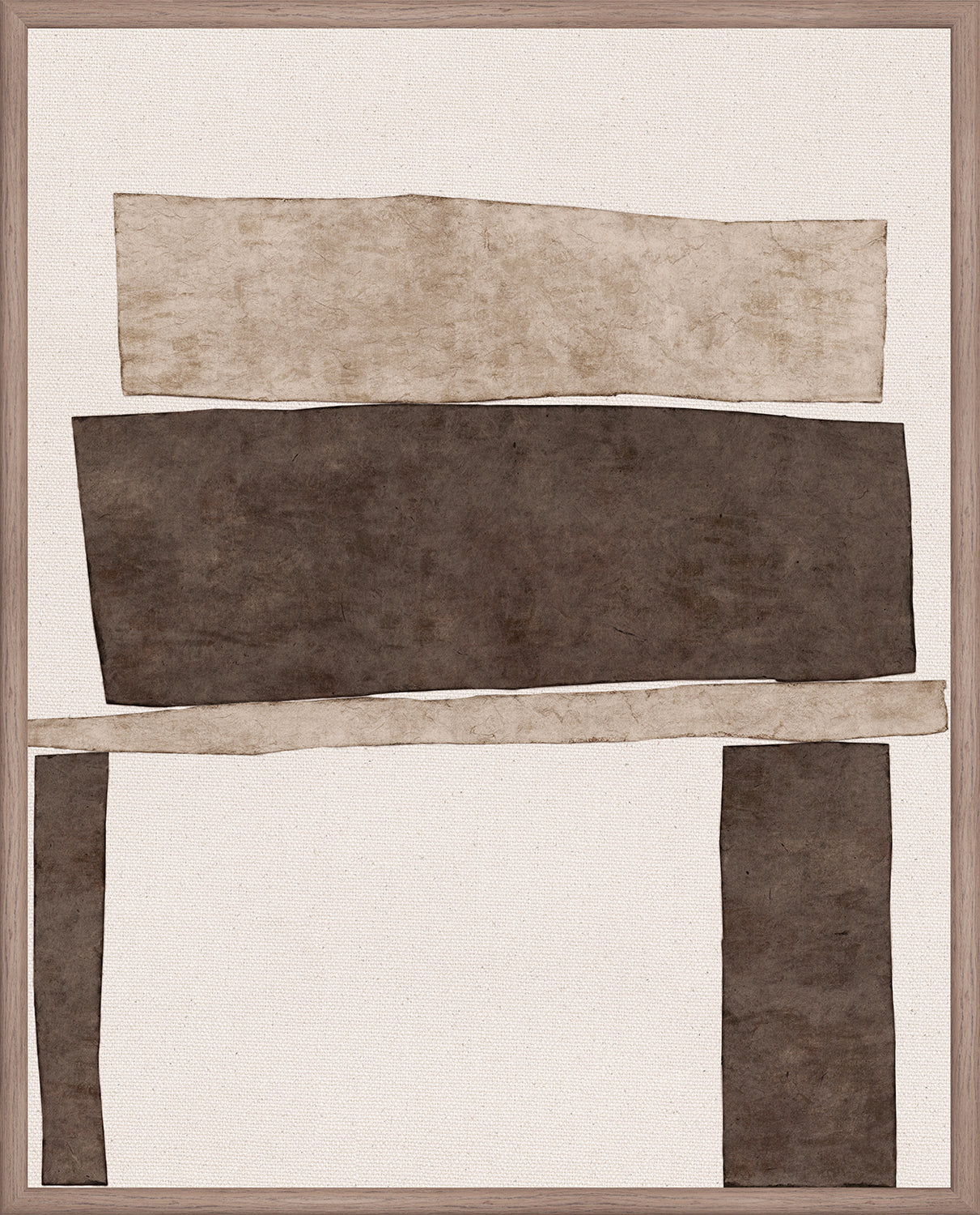 Edifice Series - Almond and Chocolate II - Canvas on Board