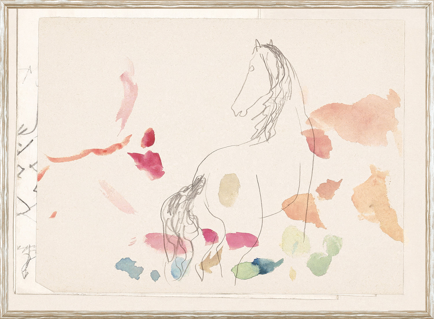 Collection 24 - Horse Graphite Study C. 1910 - Large