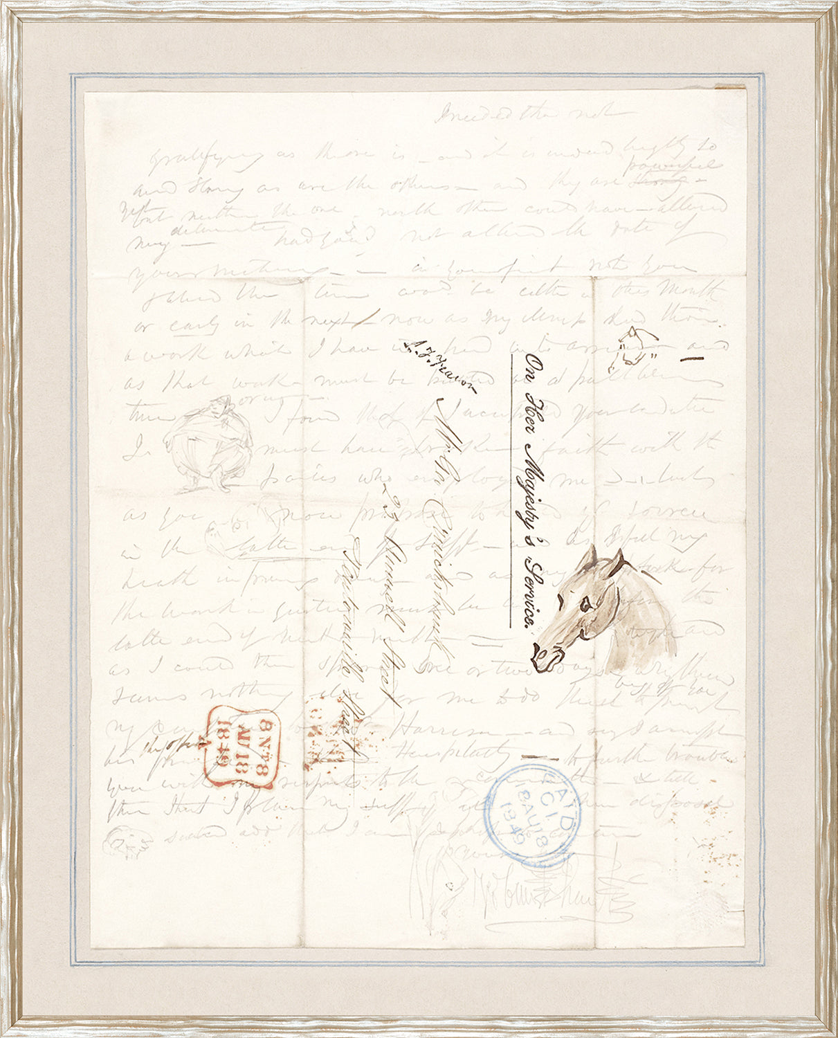 Collection 24 - Letter, "Verso" C. 1867 - Large