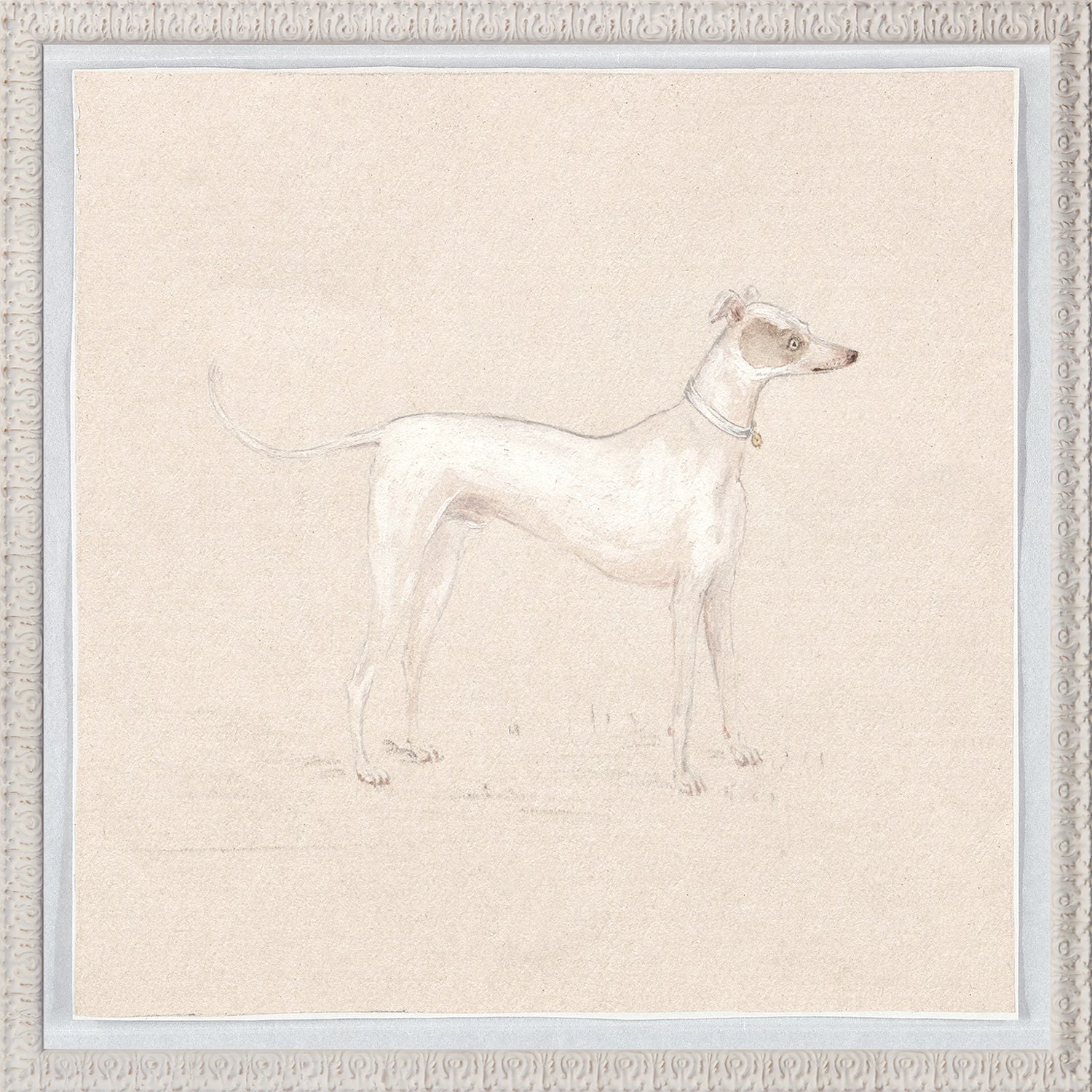 Collection 24 - Pastel Dog Study C. 1820 - Large