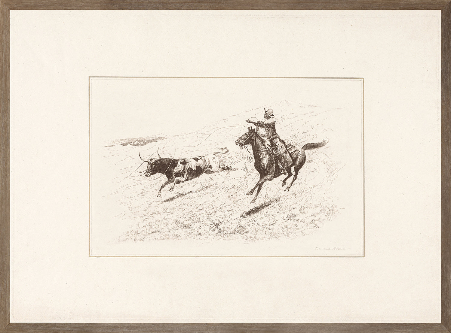 Wrangler - Roping a Bull C. 1940