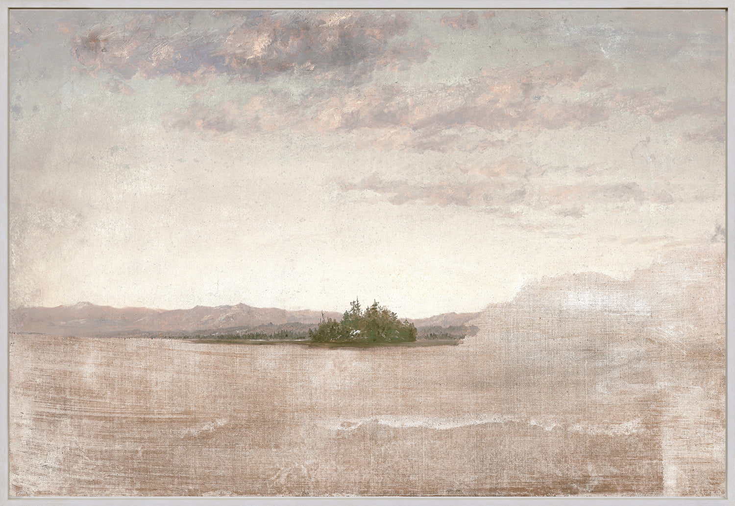 Landscape Sketch, C. 1819 - Framed Canvas